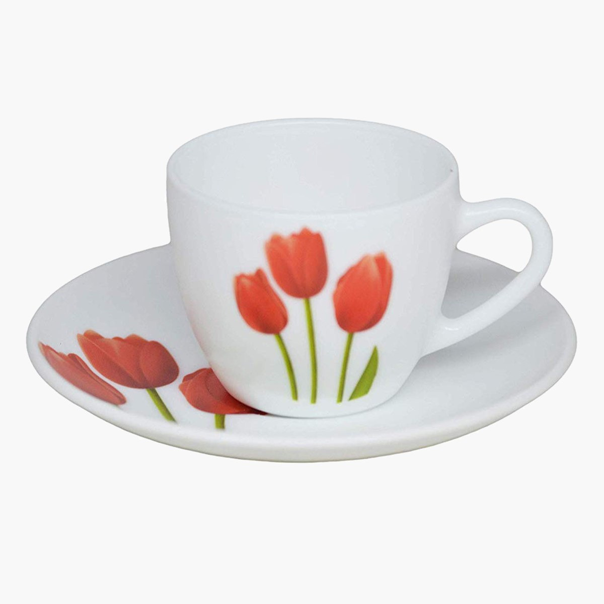 طقم فناجين وصحون 12 قطعة توليب جاردن من لاوبالا - 220 مل-hbxhomeware-hbxkitchen-image-2
