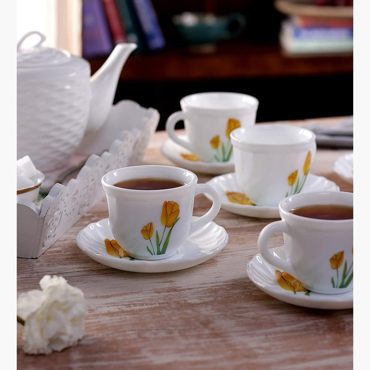 طقم فناجين وصحون 22 قطعة من لاوبالا توليب باشن - 220 مل-hbxhomeware-hbxkitchen-image-2