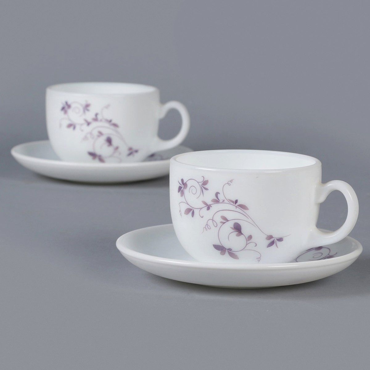 Laopala Dazzle Purple 22-Piece Cup and Saucer Set - 220 ml-hbxhomeware-diningandtabletop-coffeeandteasets-image-4
