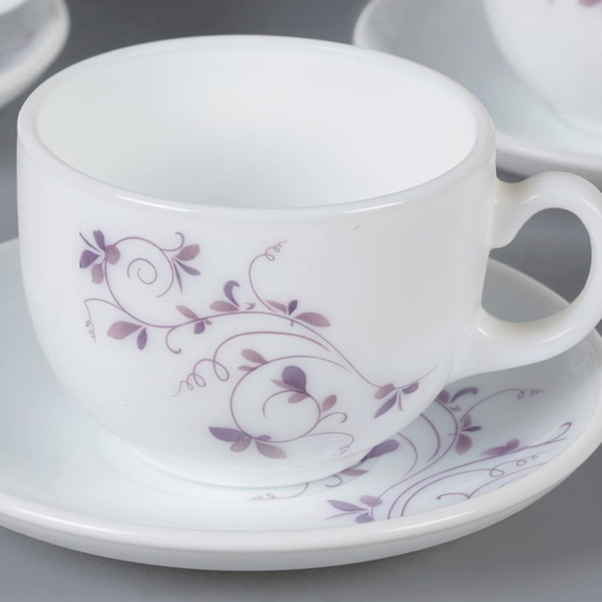 Laopala Dazzle Purple 22-Piece Cup and Saucer Set - 220 ml-hbxhomeware-diningandtabletop-coffeeandteasets-image-6