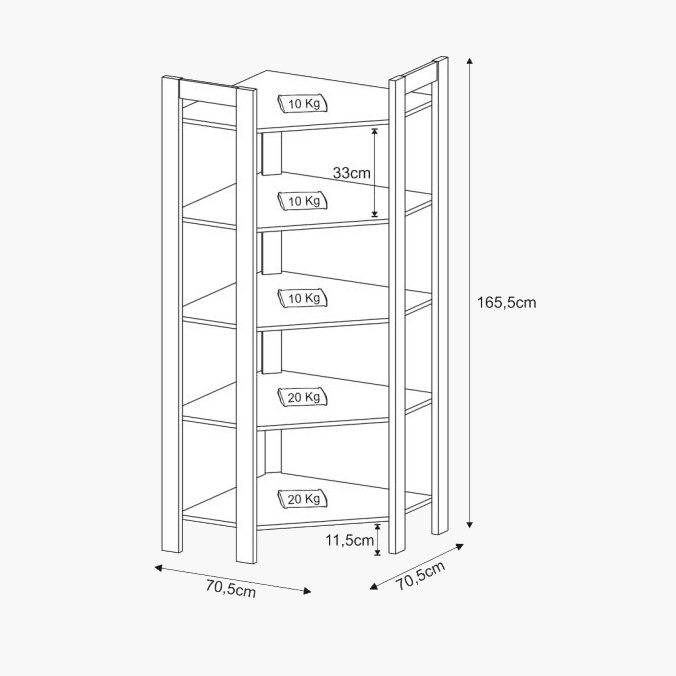Malta Multipurpose Bookcase-hbxfurniture-office-bookcases-image-6
