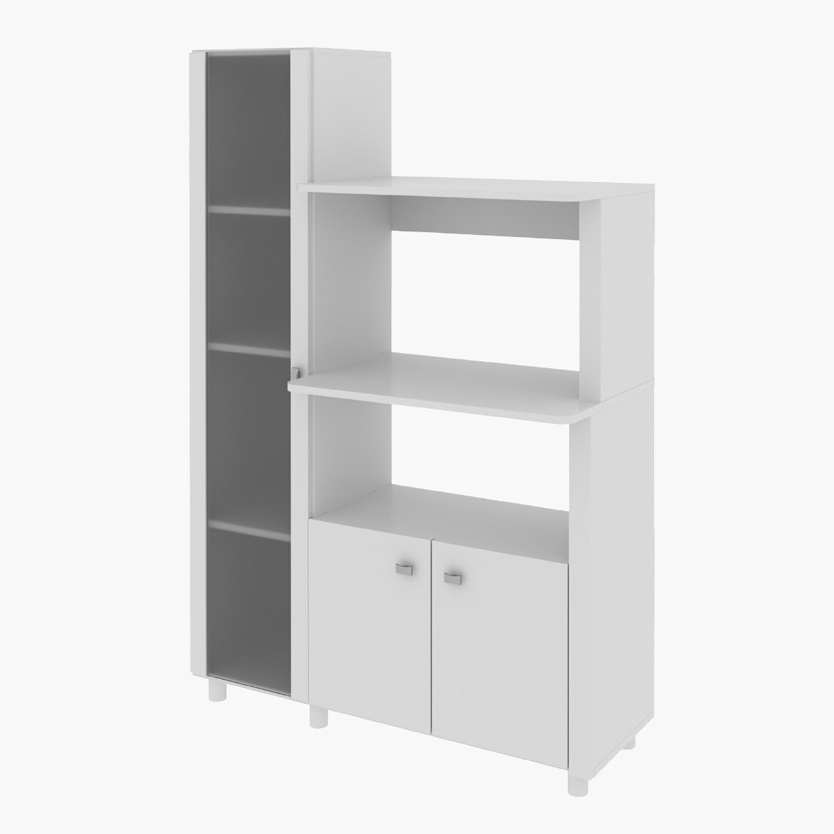 حامل ميكروويف مطبخي متعدد الأغراض بـ3 أبواب من زيوس-hbxfurniture-diningroom-buffetsandsideboards-image-3