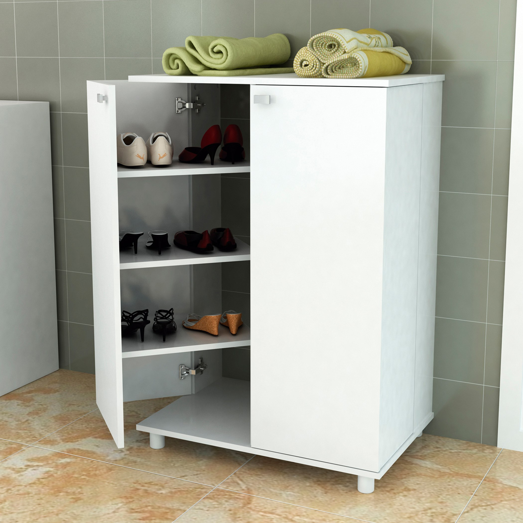 خزانة أحذية ببابين لـ 16 زوج من إي سي زيوس-hbxbedroom-shoecabinetsandracks-image-1