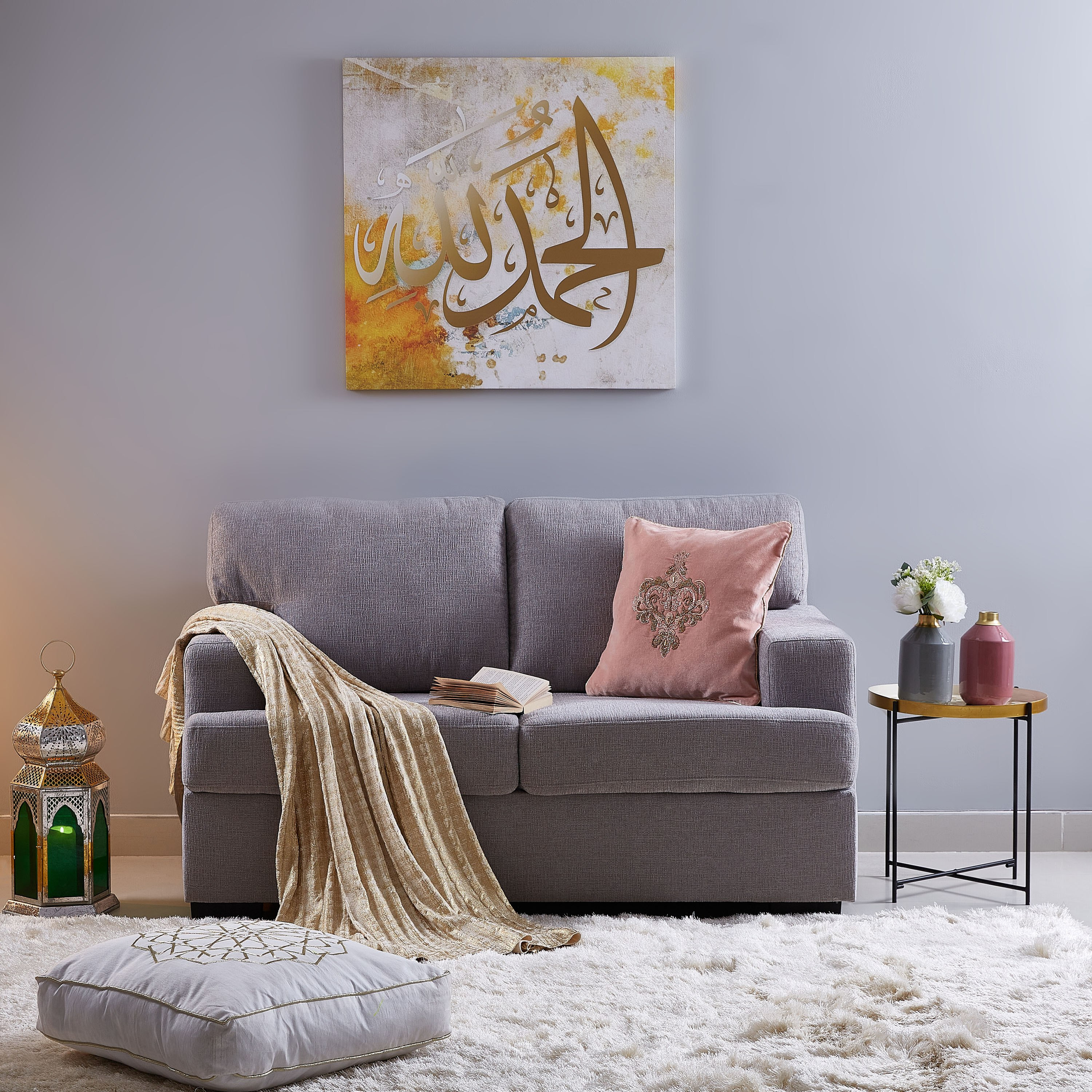 Almora Embellished Filled Cushion - 45x45 cm-hbxlivingroom-furnishings-cushionsandcovers-filledcushions-image-4