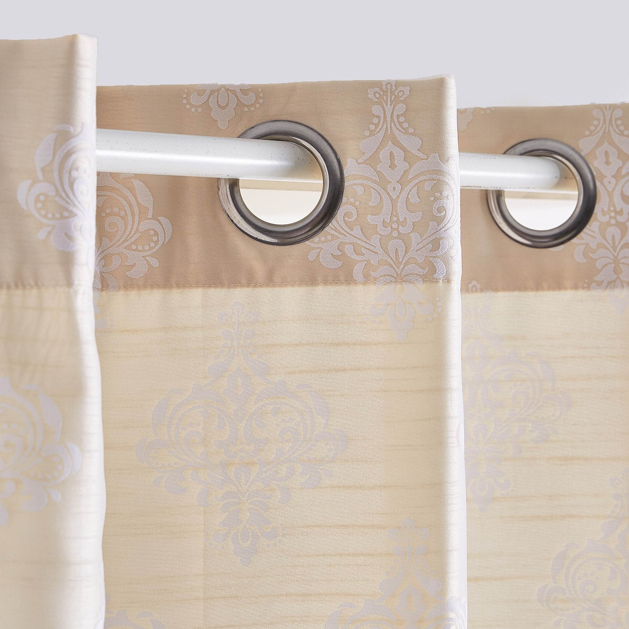 Sirohi Burnout Curtain Pair with Lining - 135x240 cm-PROMO_HB_AE_B1G1_250925-image-2