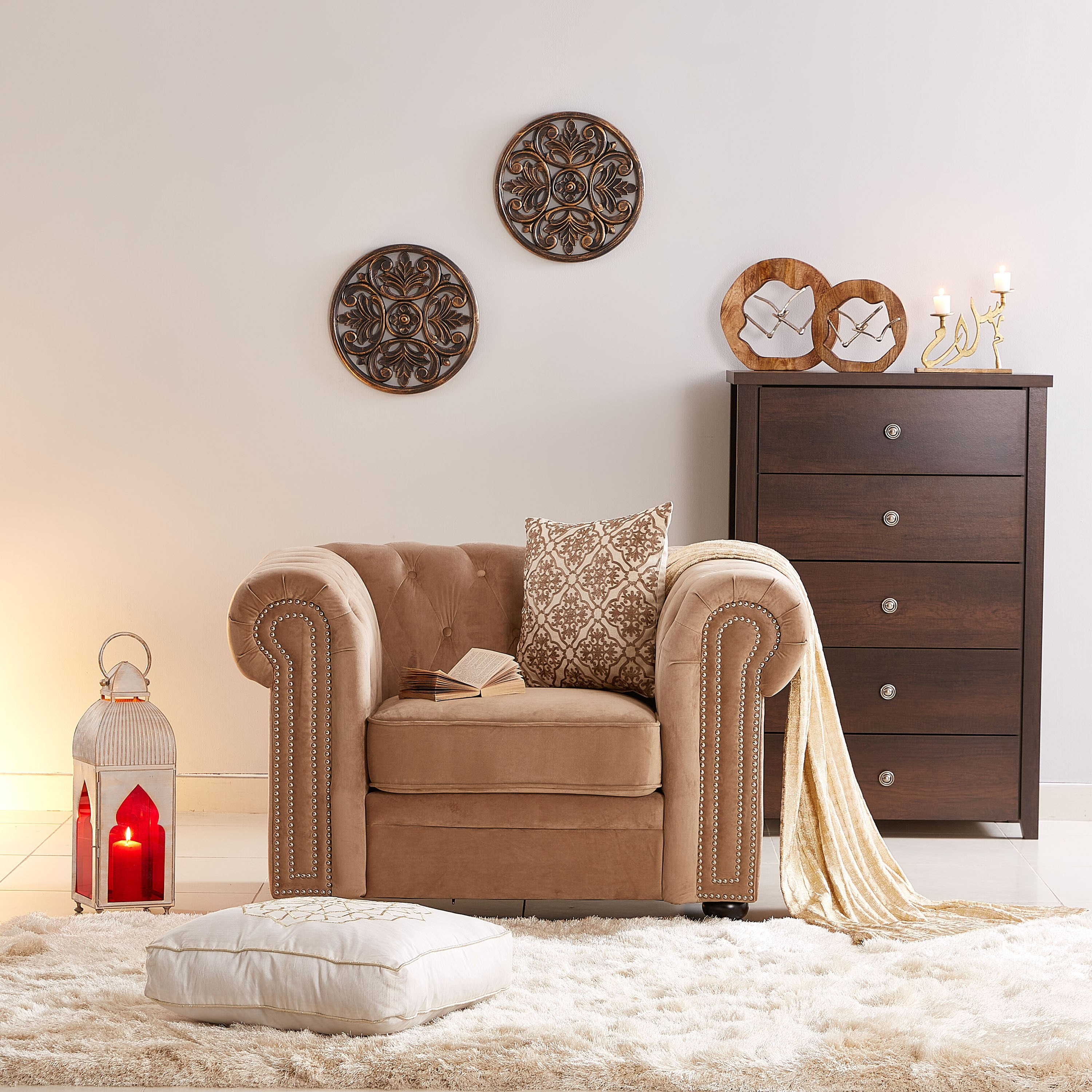 غطاء وسادة مطرزة من كازي - 45 × 45 سم-hbxhomeware-cushionsandcovers-cushioncovers-image-3