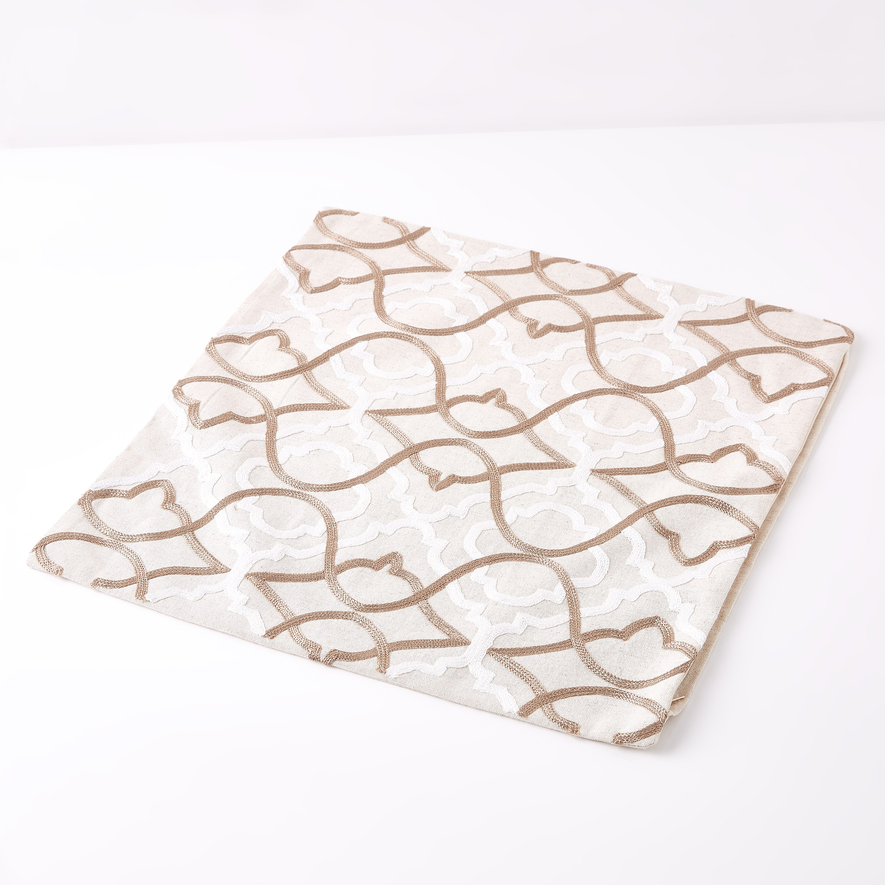 Kazi Embroidered Cotton Cushion Cover - 45x45 cm-hbxhomeware-cushionsandcovers-cushioncovers-image-4