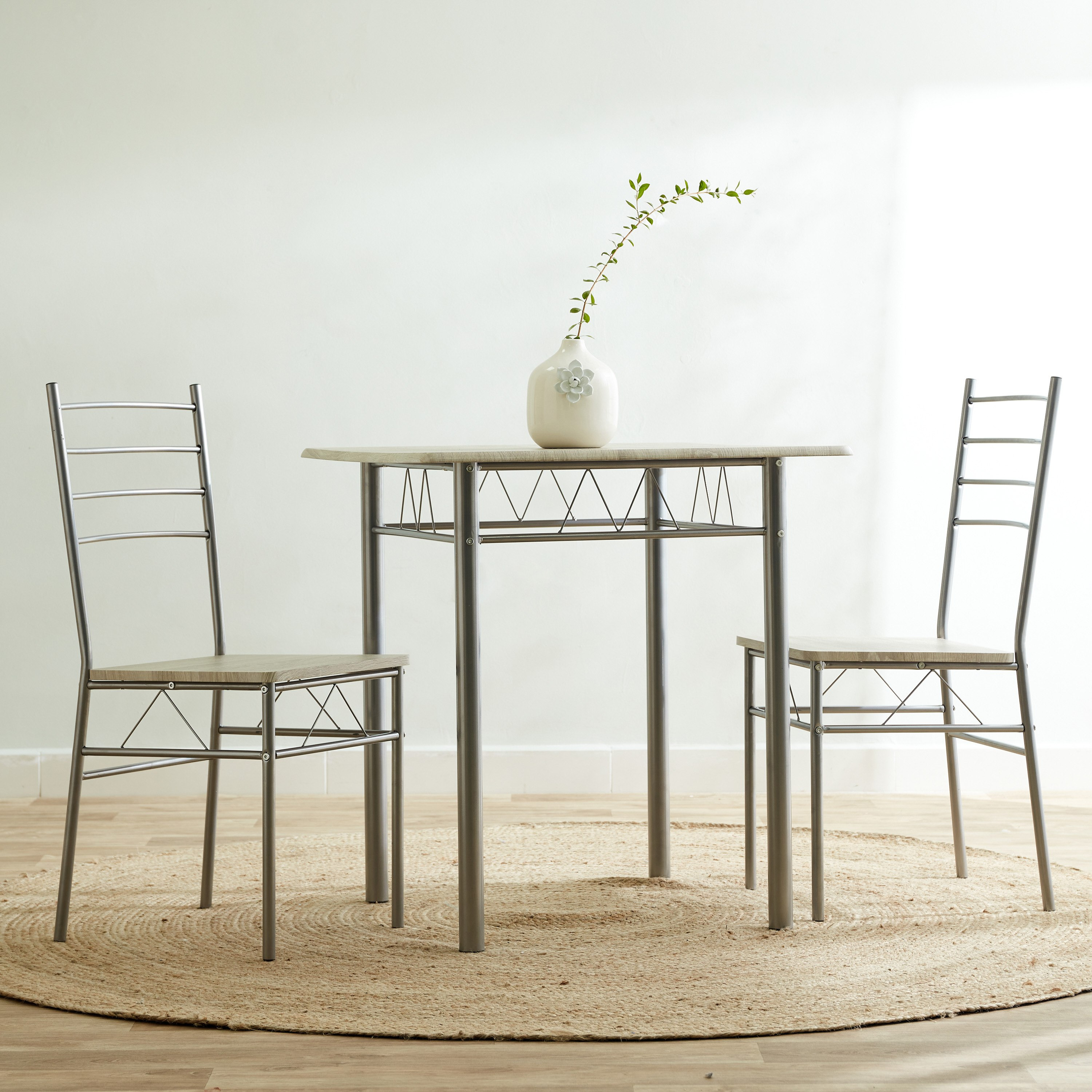 Kulltorp Novi 2-Seater Dining Set-hbxfurniture-diningtablesandsets-diningsets-twoseater-image-2