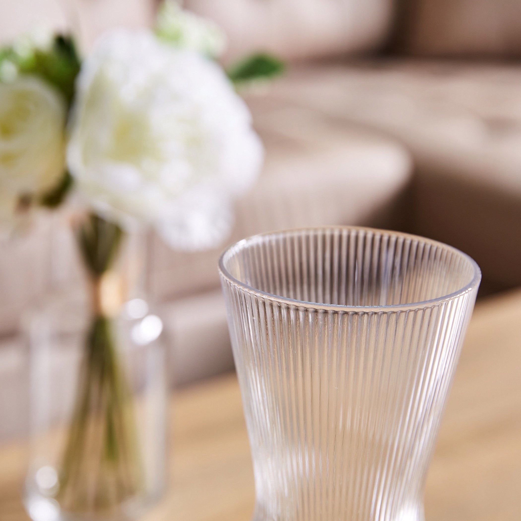 Optical Glass Vase -  28 cm-hbxbedroom-decorandaccessories-vases-image-3