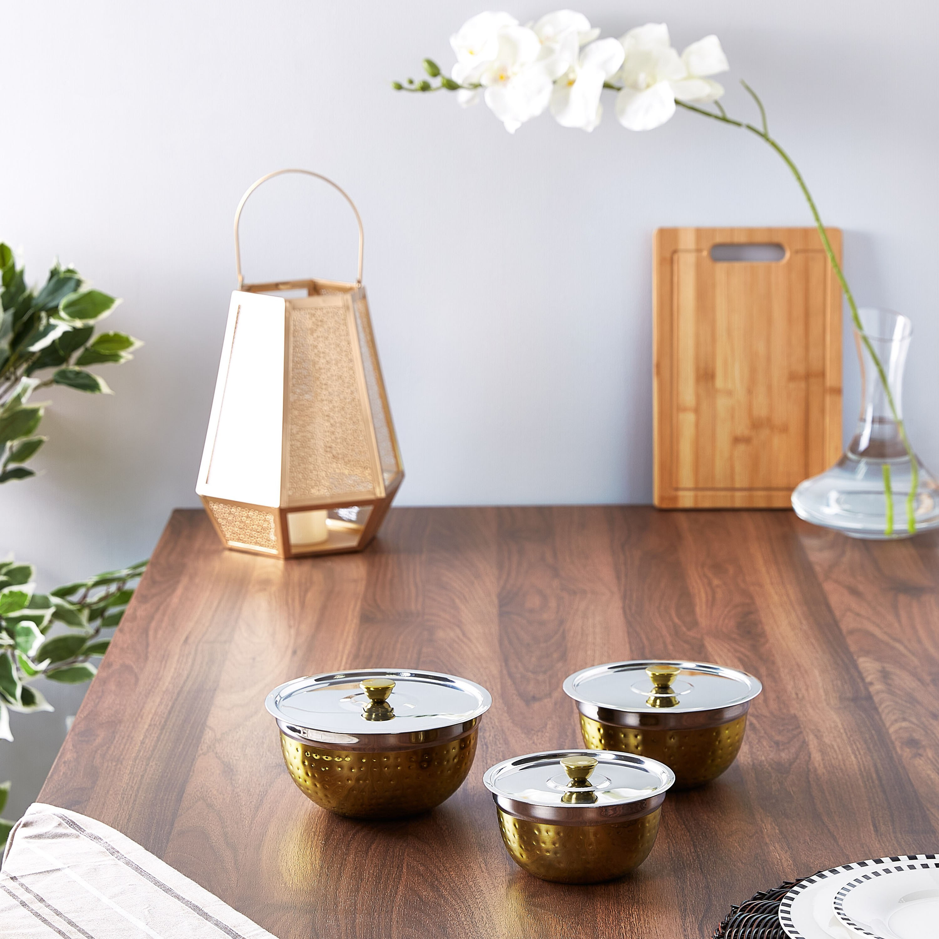 طقم تقديم مطروق 6 قطع من فيستيف-hbxdecorandfurnishings-tabletop-serveware-image-3