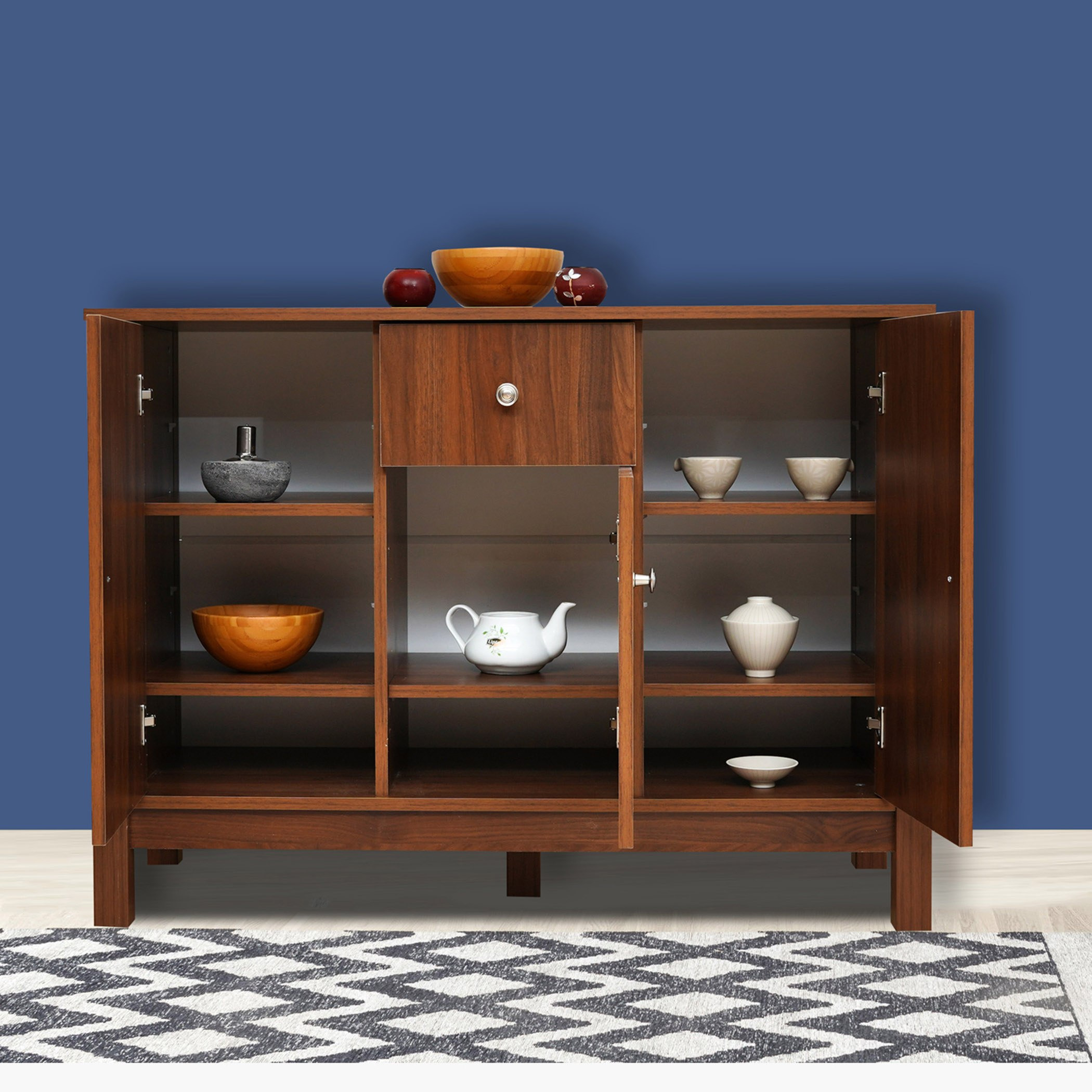 خزانة جانبية بدرج و3 أبواب من كاجوال-hbxfurniture-diningroom-buffetsandsideboards-image-1
