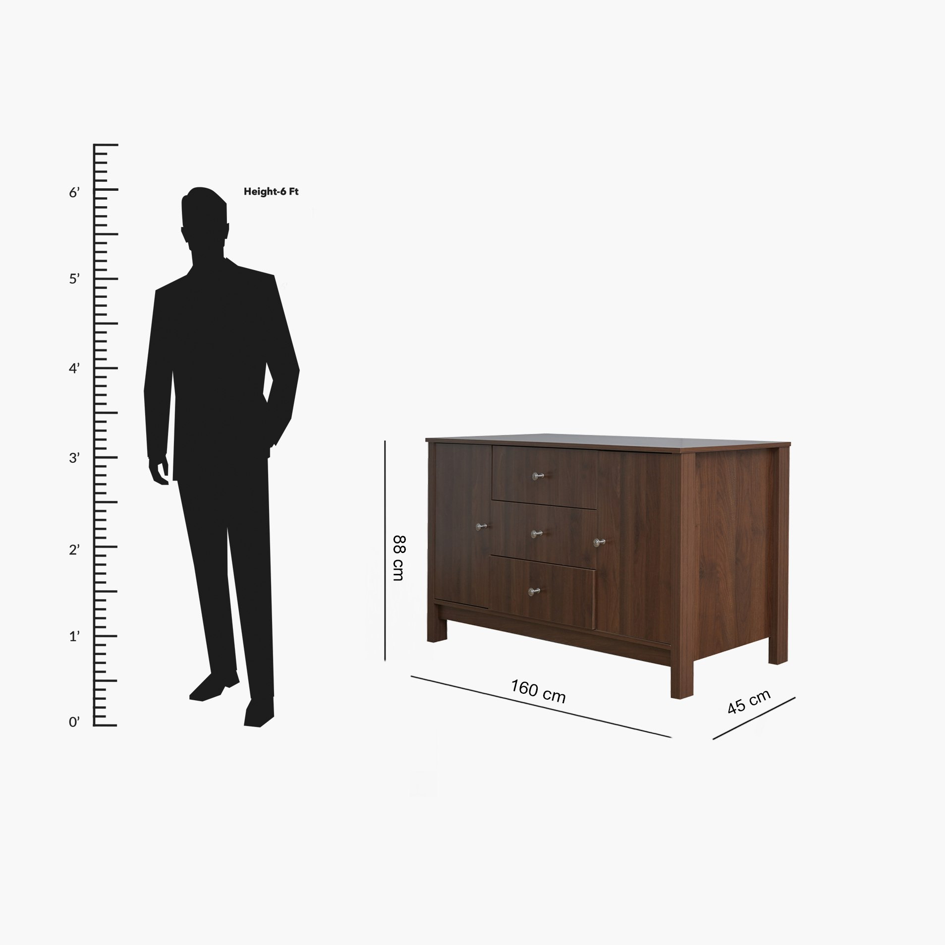وحدة تخزين بـ3 أدراج وبابين من كاجوال-hbxfurniture-diningroom-buffetsandsideboards-image-7