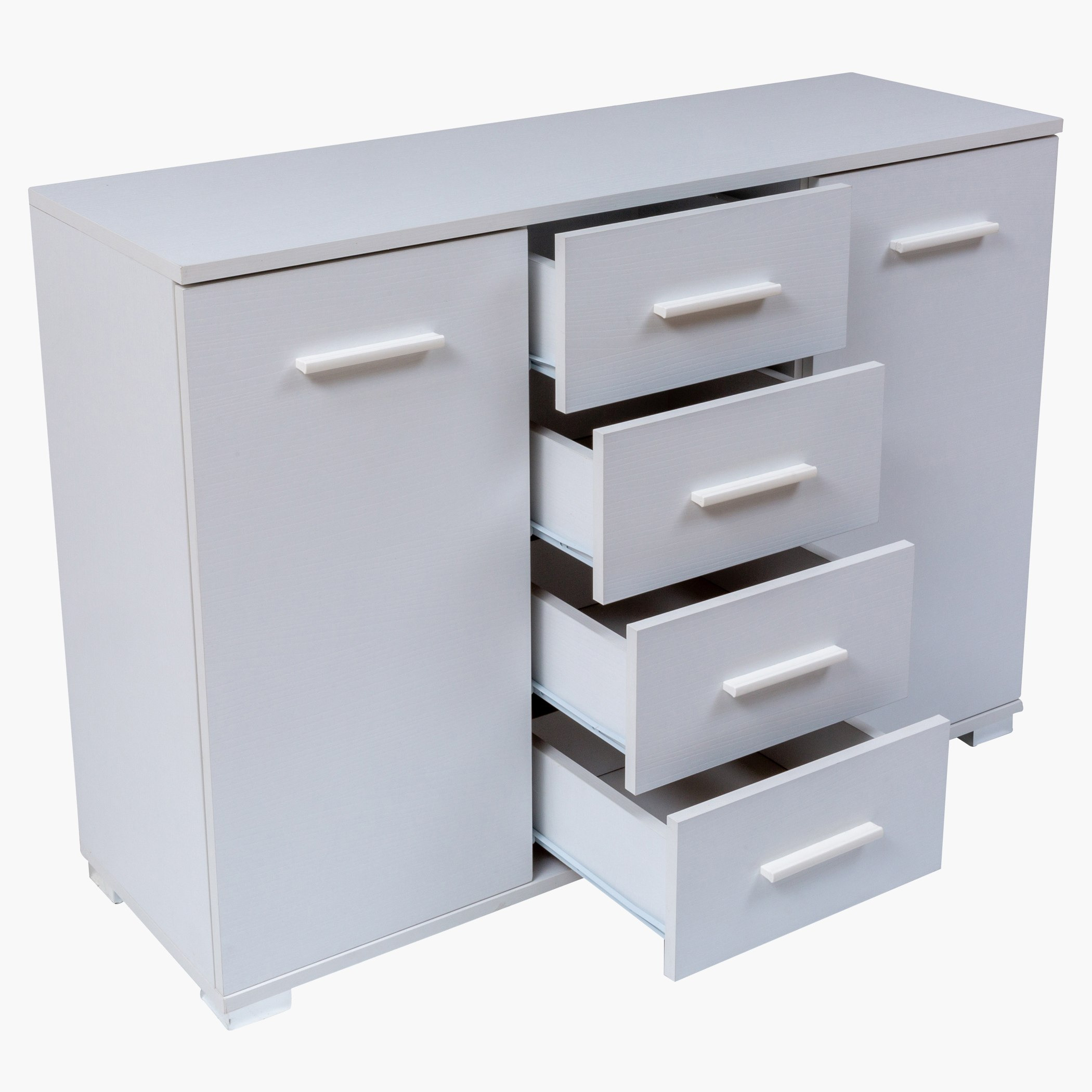 خزانة جانبية ببابين و4 أدراج من ميكس ماتش-hbxfurniture-diningroom-buffetsandsideboards-image-4