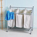 Anna Rolling Laundry Hamper with 3 Compartments-Laundry Hampers-thumbnailMobile-0