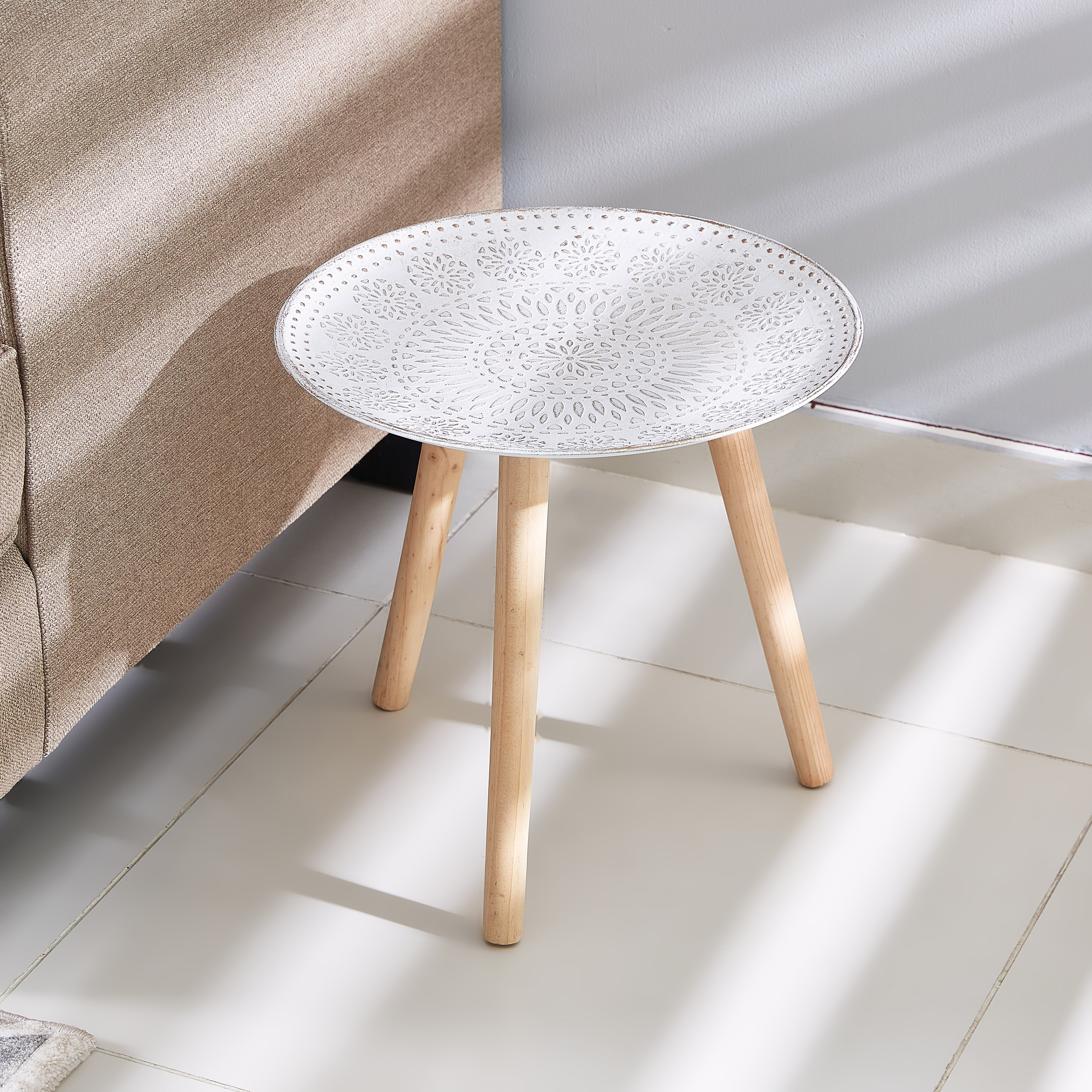 طاولة مزينة بالأزهار من ريني-hbxfurniture-livingroom-endtables-image-1