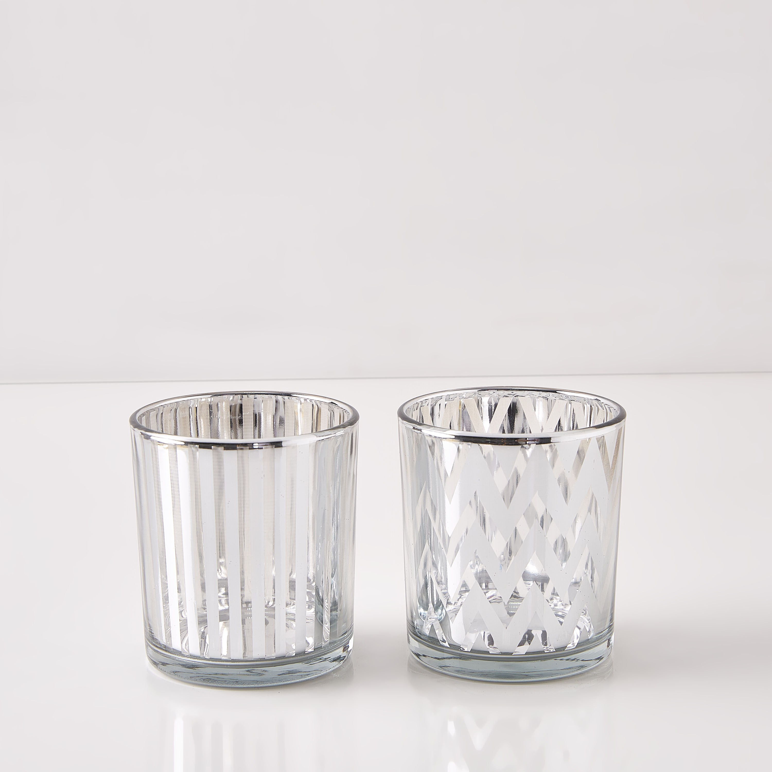حامل شموع زجاجي بتصميم هندسي - طقم من قطعتين-hbxlivingroom-decorandaccessories-candleholders-image-5