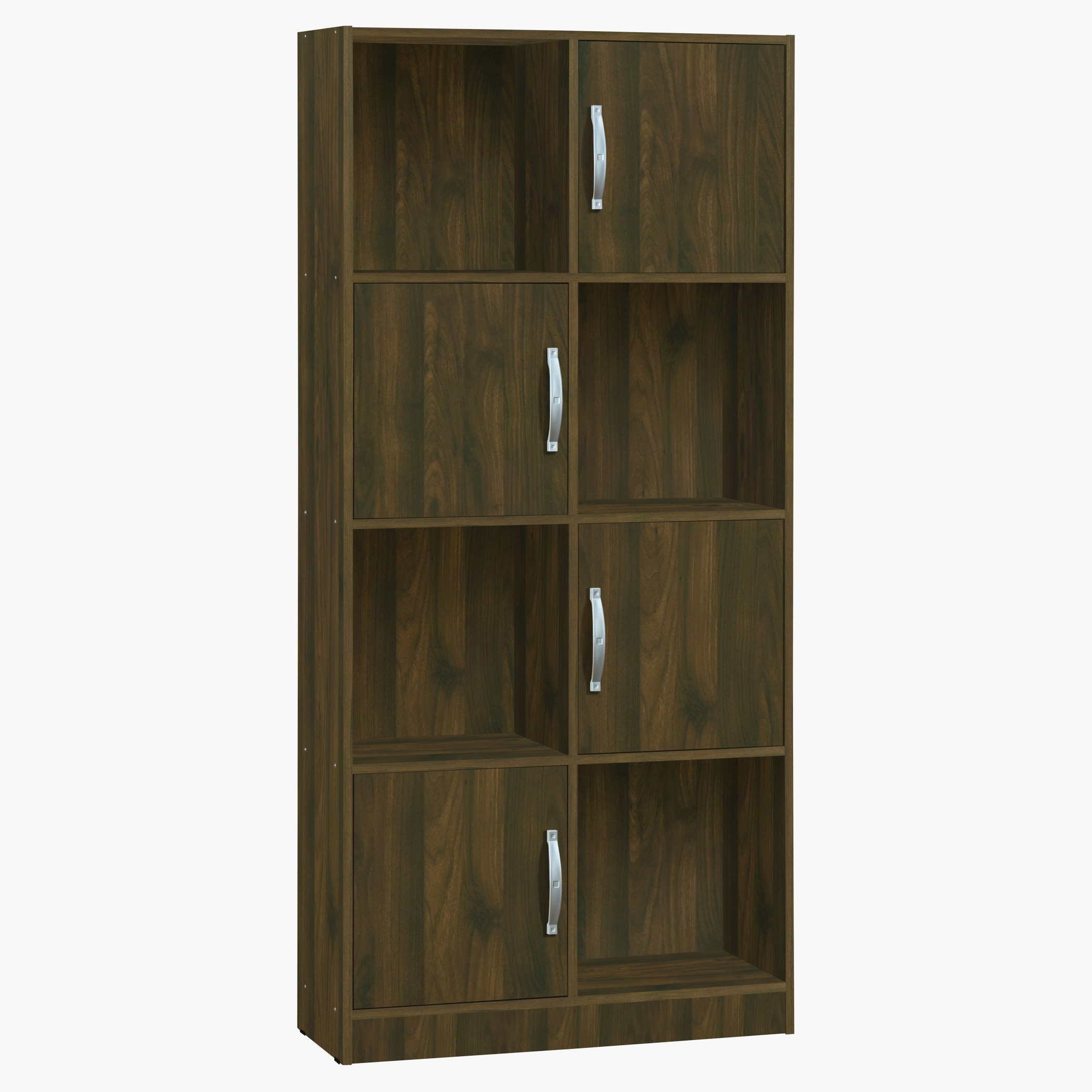 خزانة كتب بـ4 أبواب من أوسلو أكسفورد - 80x30x174 سم-hbxfurniture-office-bookcases-image-1