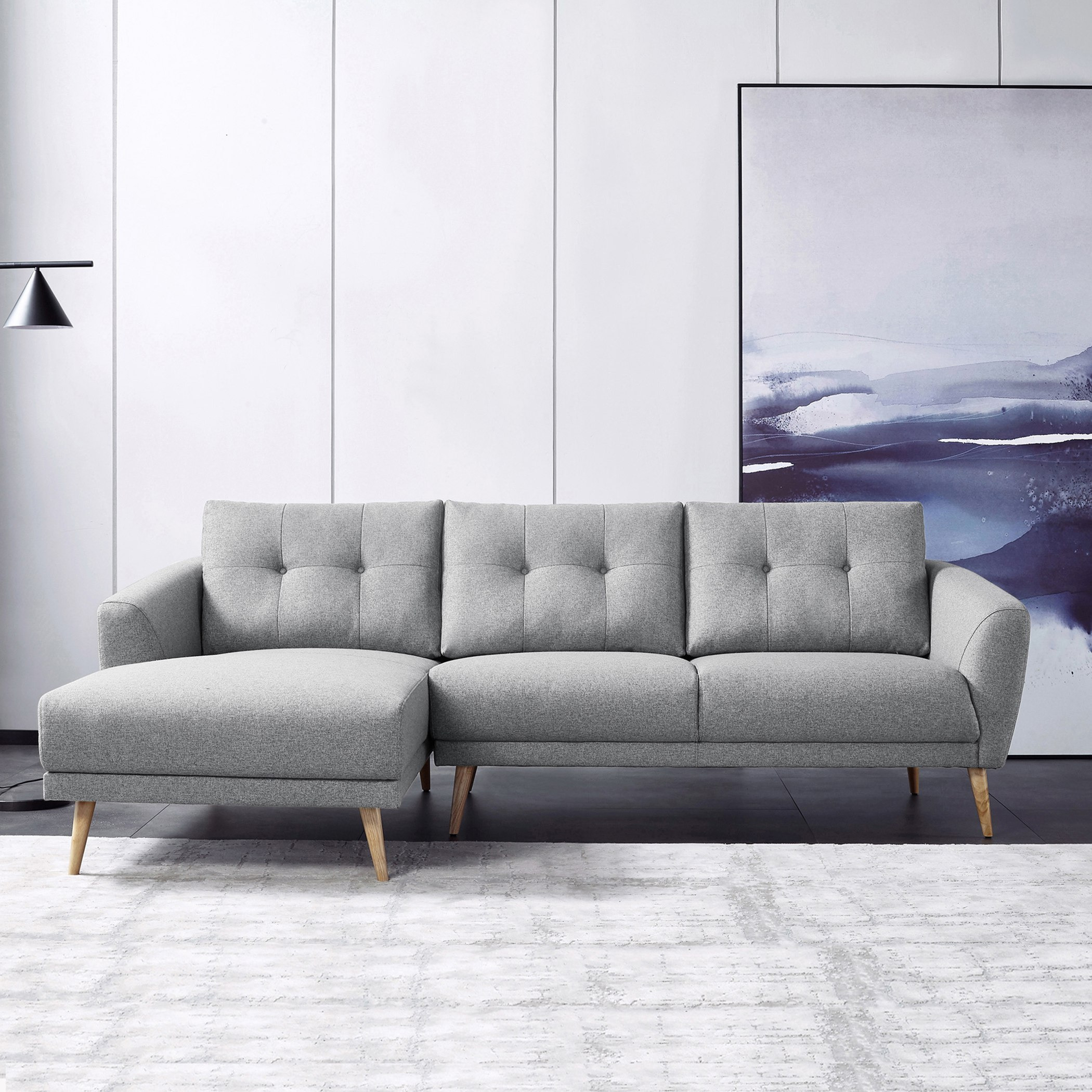Adler Left Facing Fabric Corner Sofa-hbxlivingroom-sofasandarmchairs-sofas-image-1