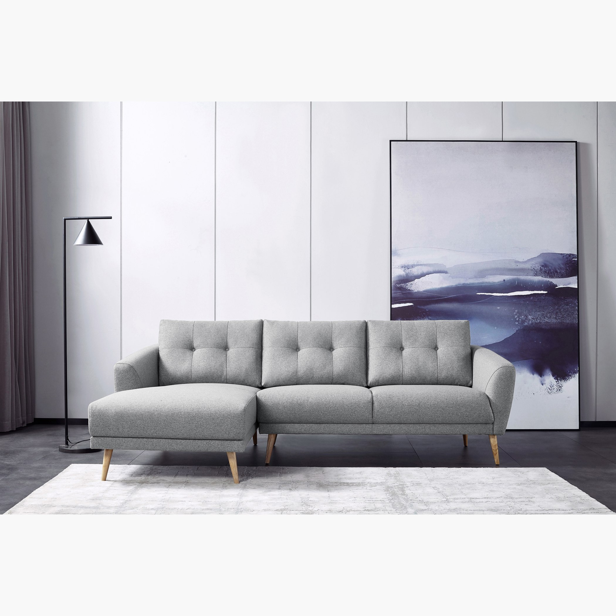 Adler Left Facing Fabric Corner Sofa-hbxlivingroom-sofasandarmchairs-sofas-image-2