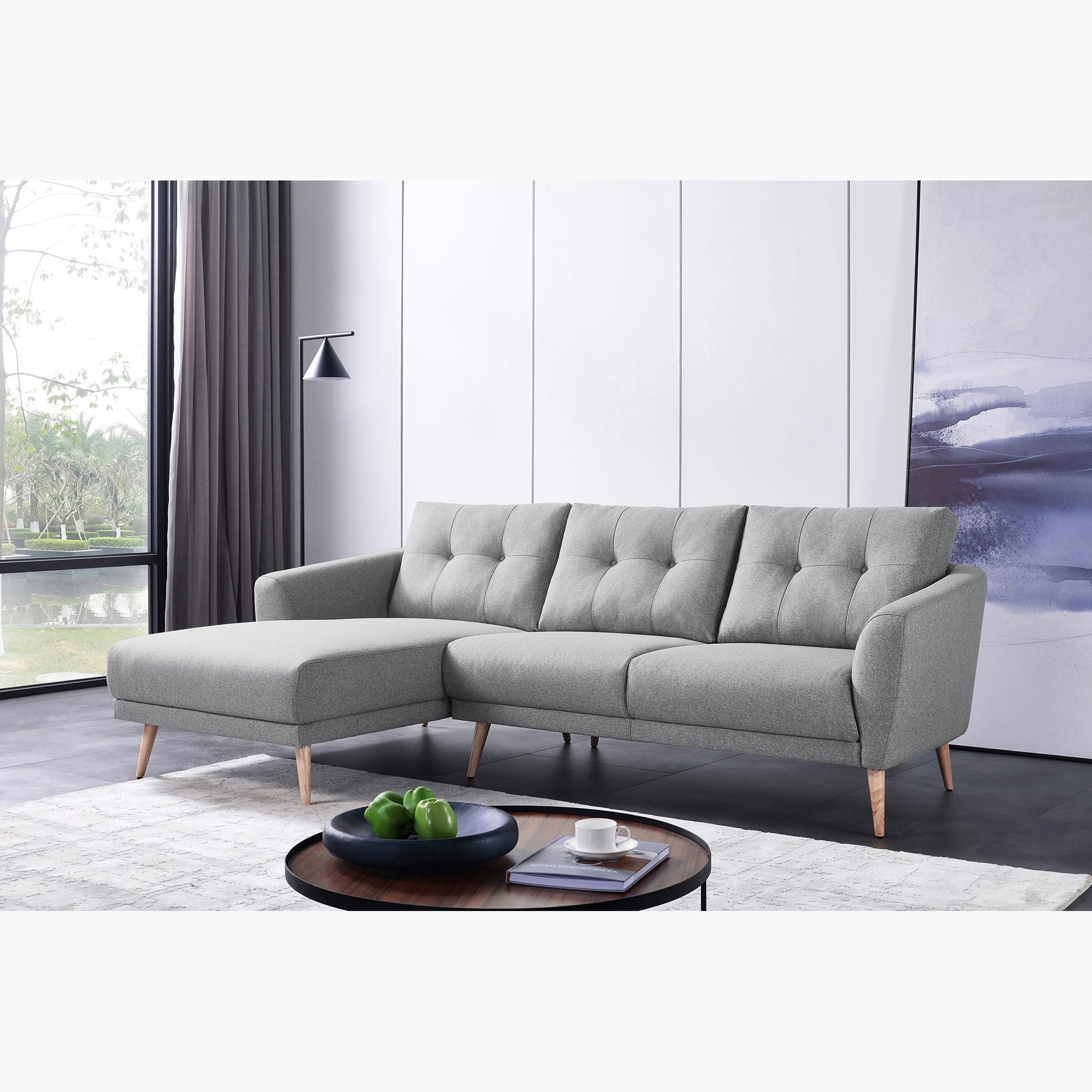 Adler Left Facing Fabric Corner Sofa-hbxlivingroom-sofasandarmchairs-sofas-image-3