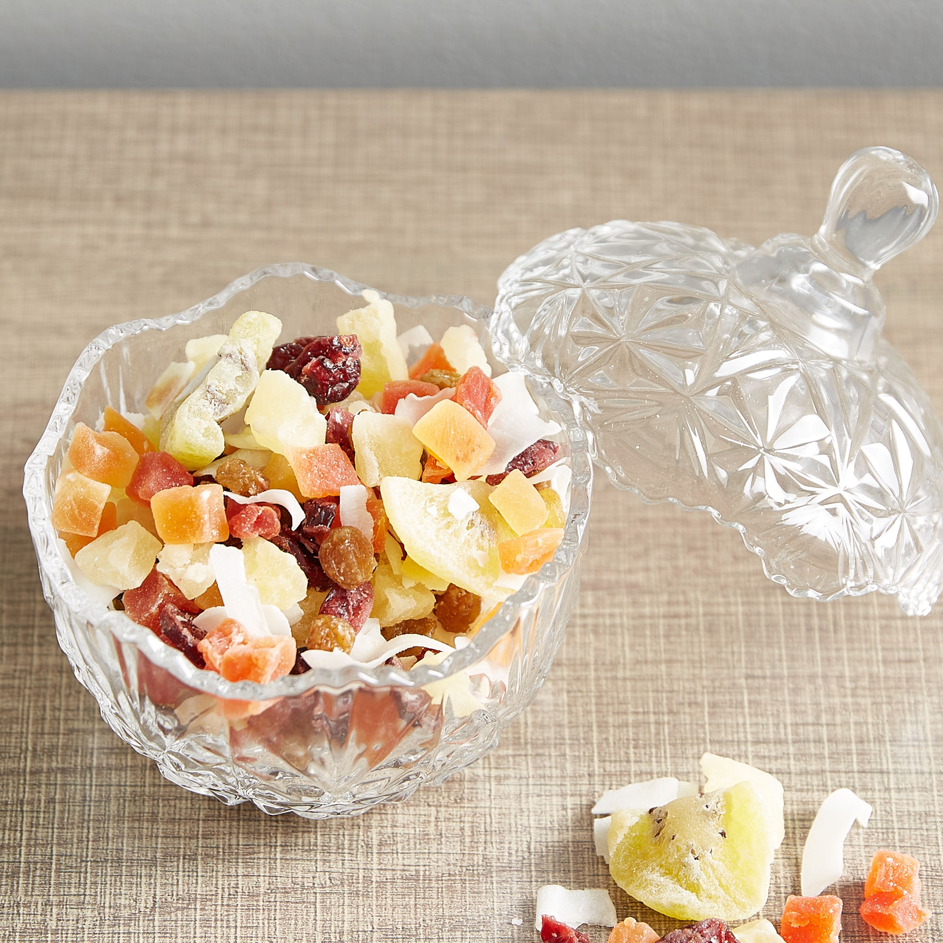 وعاء حلوى كريستال مع غطاء - 10 سم-hbxdecorandfurnishings-tabletop-serveware-image-2