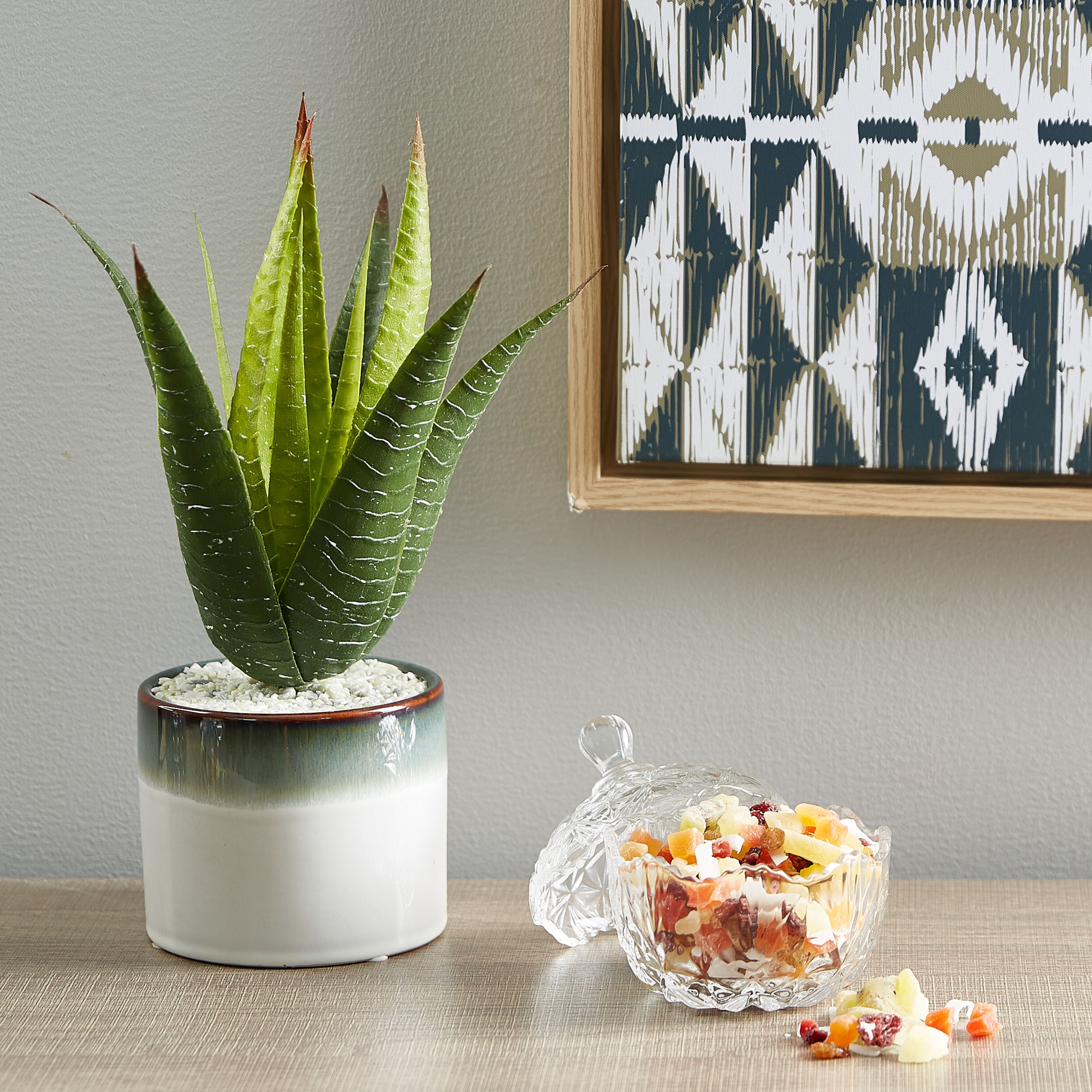 وعاء حلوى كريستال مع غطاء - 10 سم-hbxdecorandfurnishings-tabletop-serveware-image-4