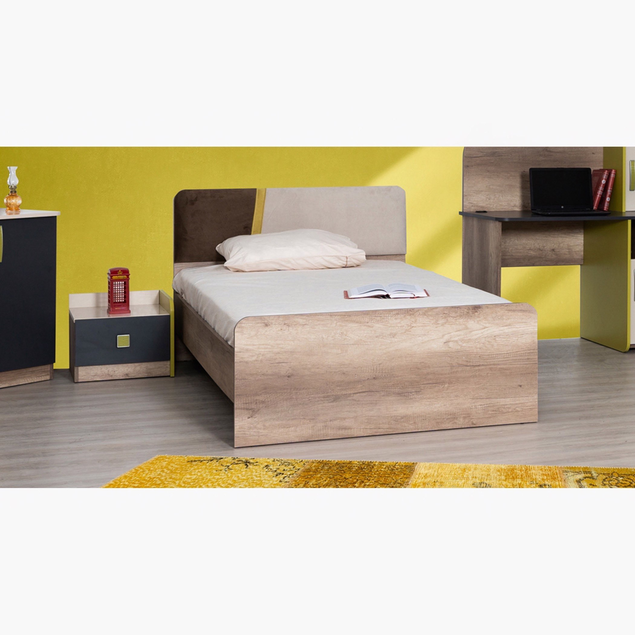 سرير توين - ميونيخ من موڤو - 200x120 سم-hbxbedroom-bedsandbedsets-beds-twin-image-1