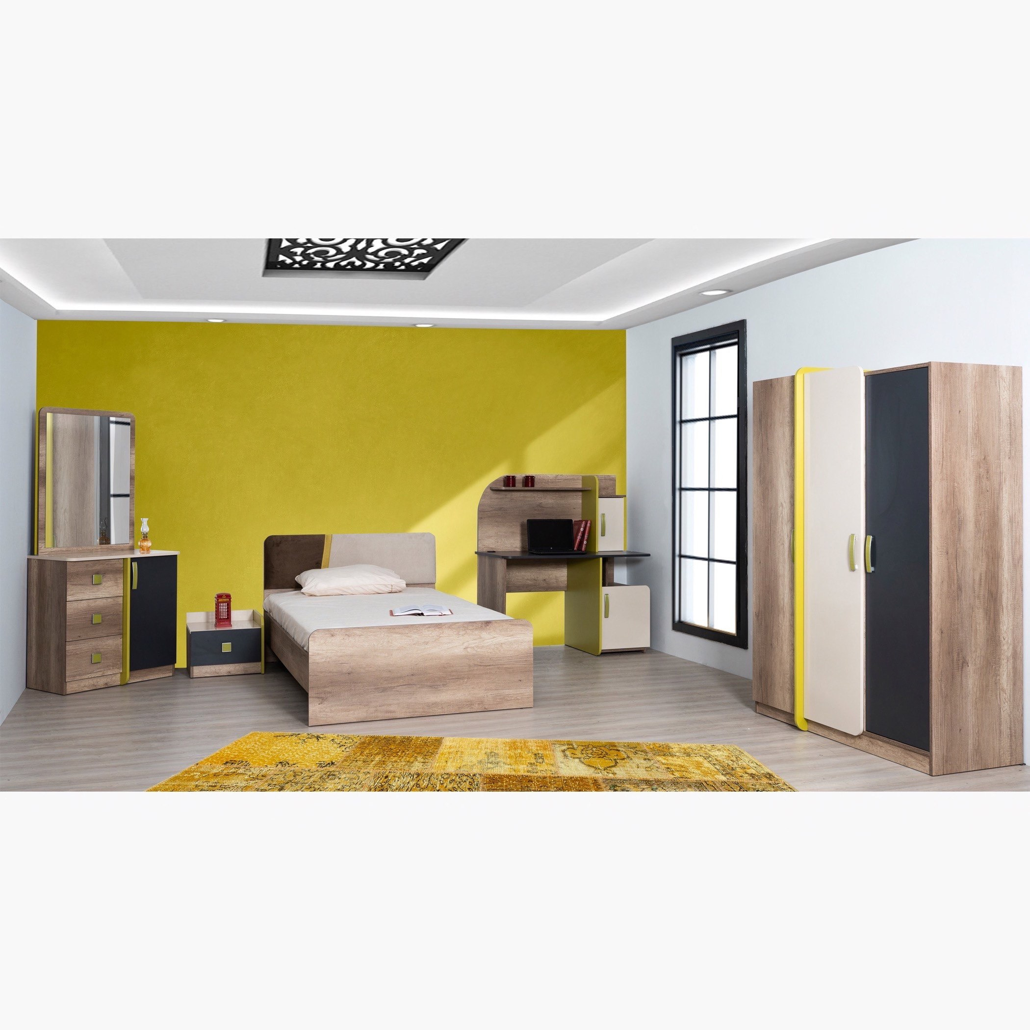 سرير توين - ميونيخ من موڤو - 200x120 سم-hbxbedroom-bedsandbedsets-beds-twin-image-5