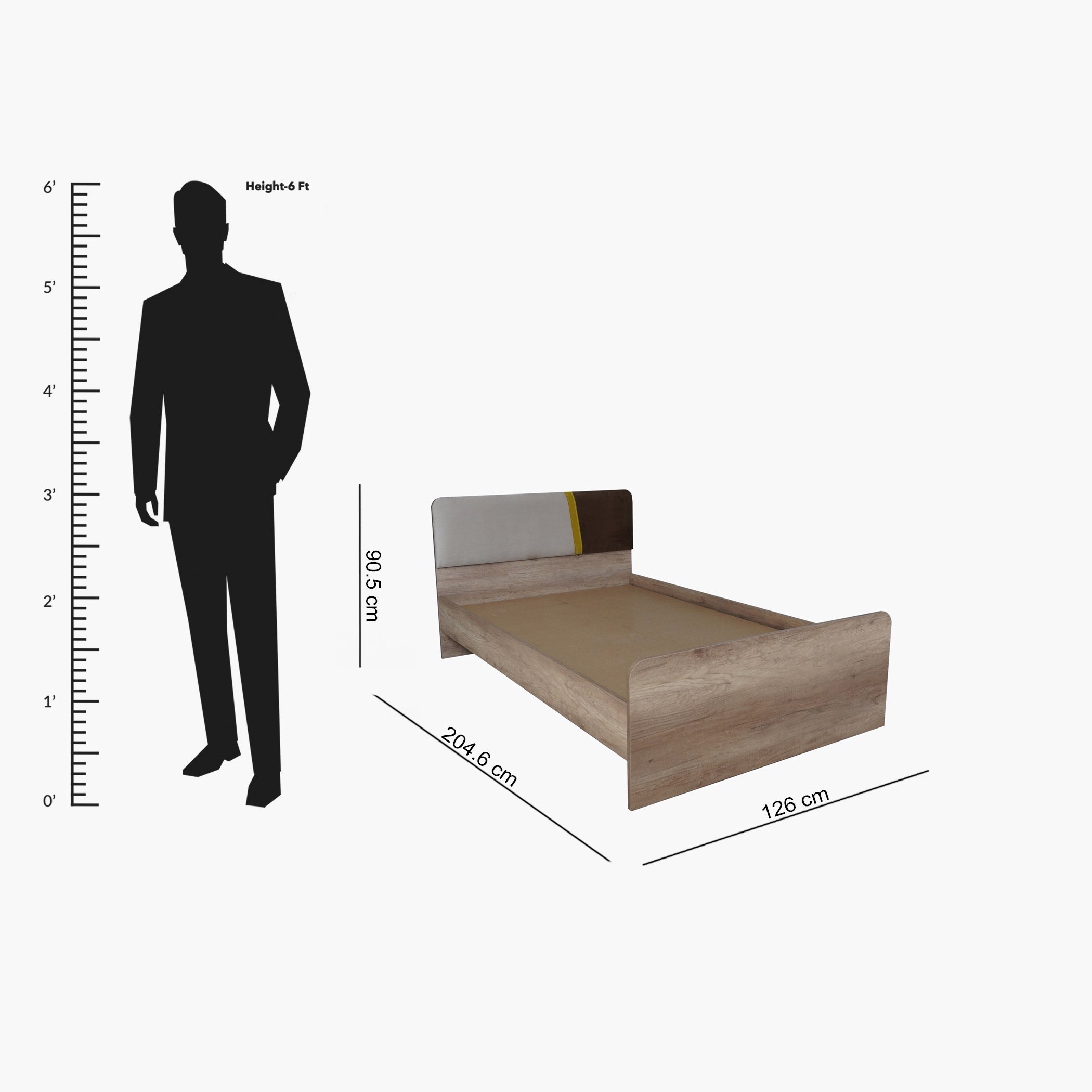 سرير توين - ميونيخ من موڤو - 200x120 سم-hbxbedroom-bedsandbedsets-beds-twin-image-6