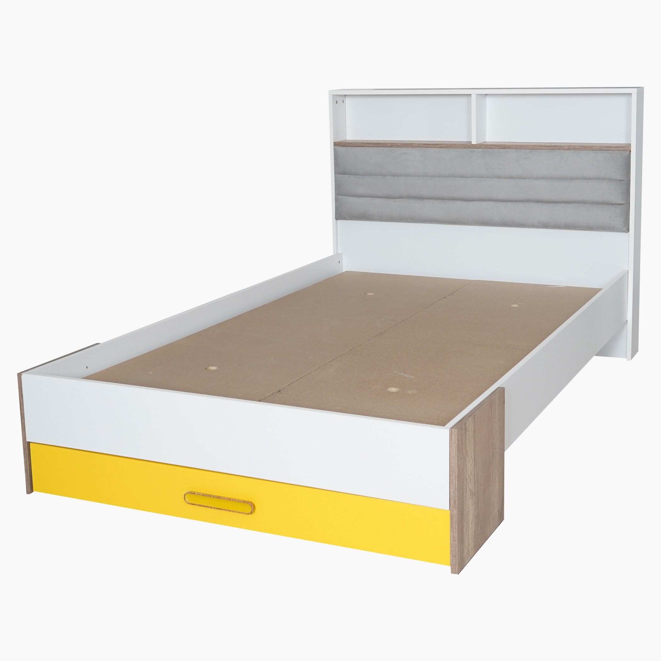 سرير فردي بلوح رأسي بمساحة تخزين ودرج من صني-hbxfurniture-bedsandbedsets-beds-single-image-2