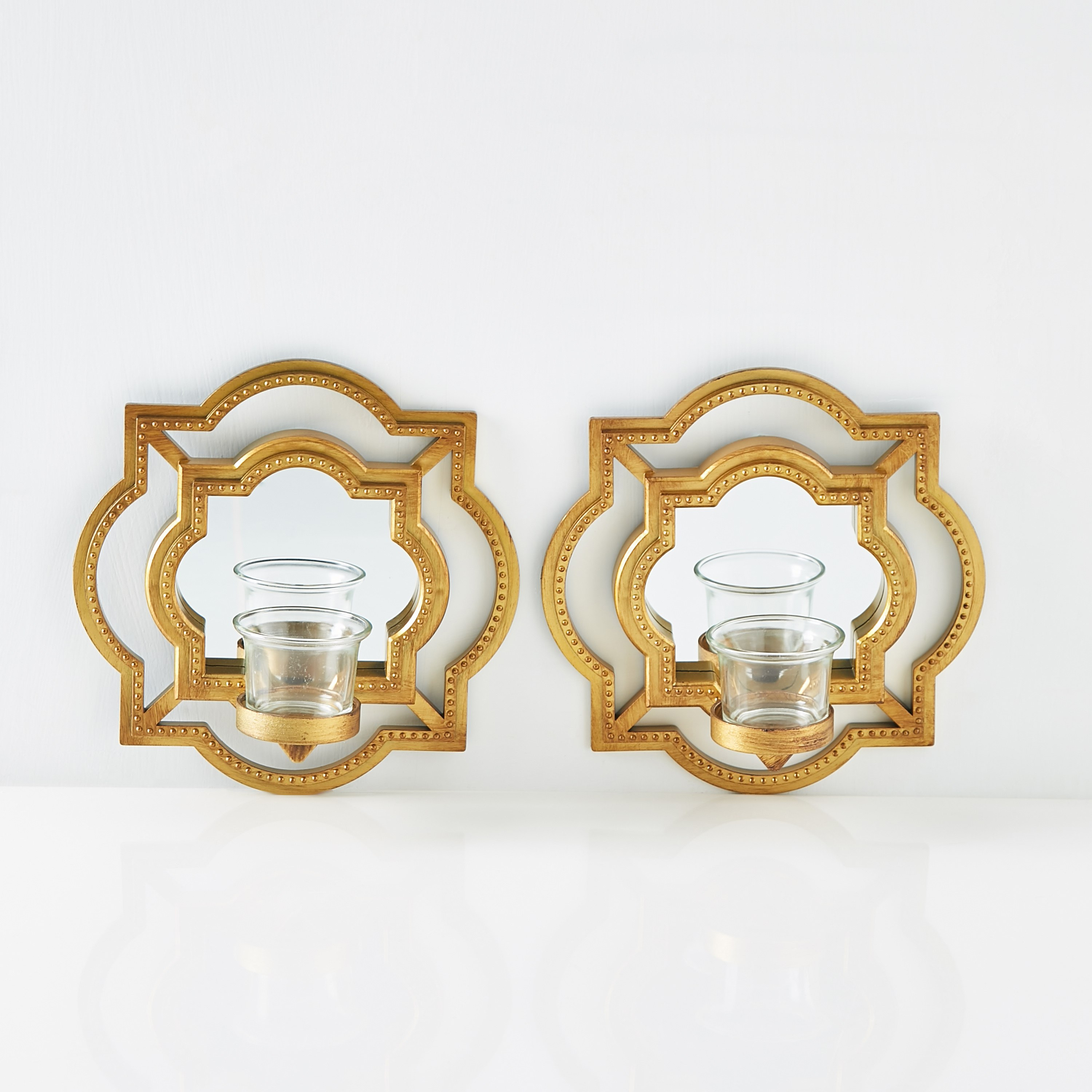 حامل شموع صغيرة جداري من إيدوين - طقم من قطعتين-hbxlivingroom-decorandaccessories-candleholders-image-6
