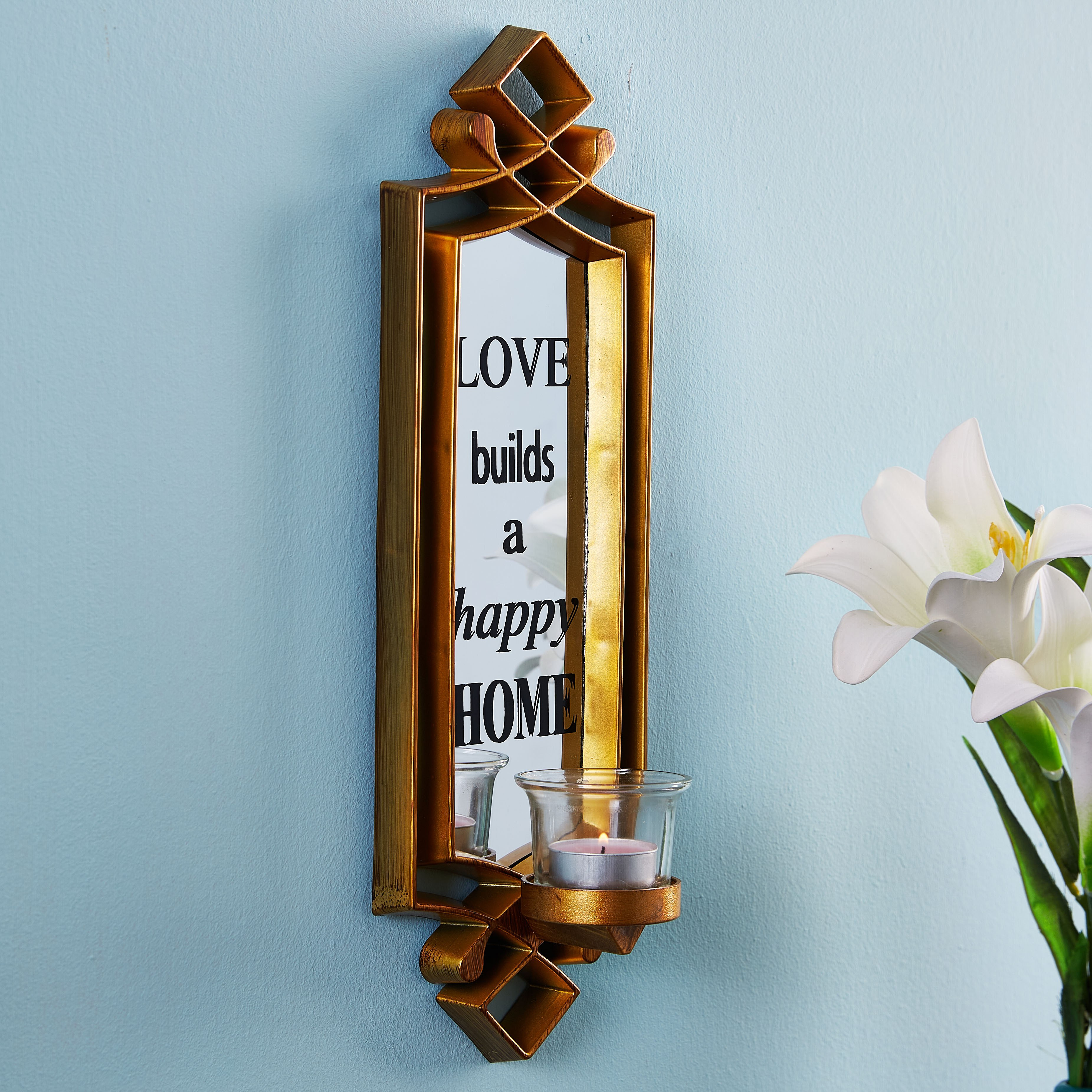 Happy Wall Sconce with Tealight Candle Holder - Set of 2-hbxlivingroom-decorandaccessories-candleholders-image-4