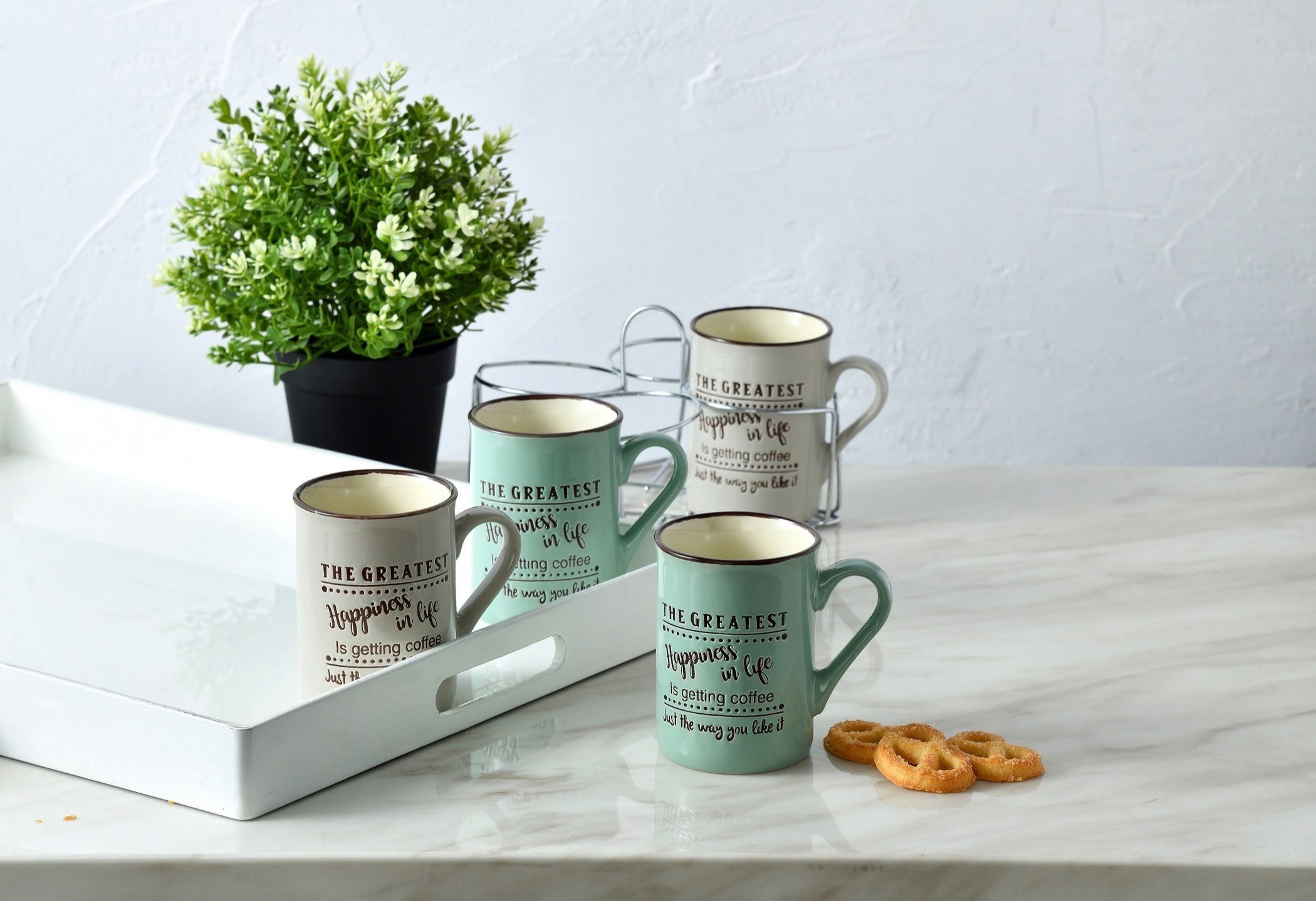 طقم مجّات خزفيّة من 5 قطع-hbxdecorandfurnishings-tabletop-crockery-image-2