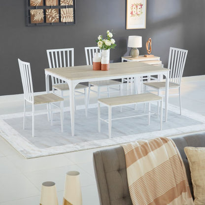 Cooper 6-Seater Dining Set with Bench