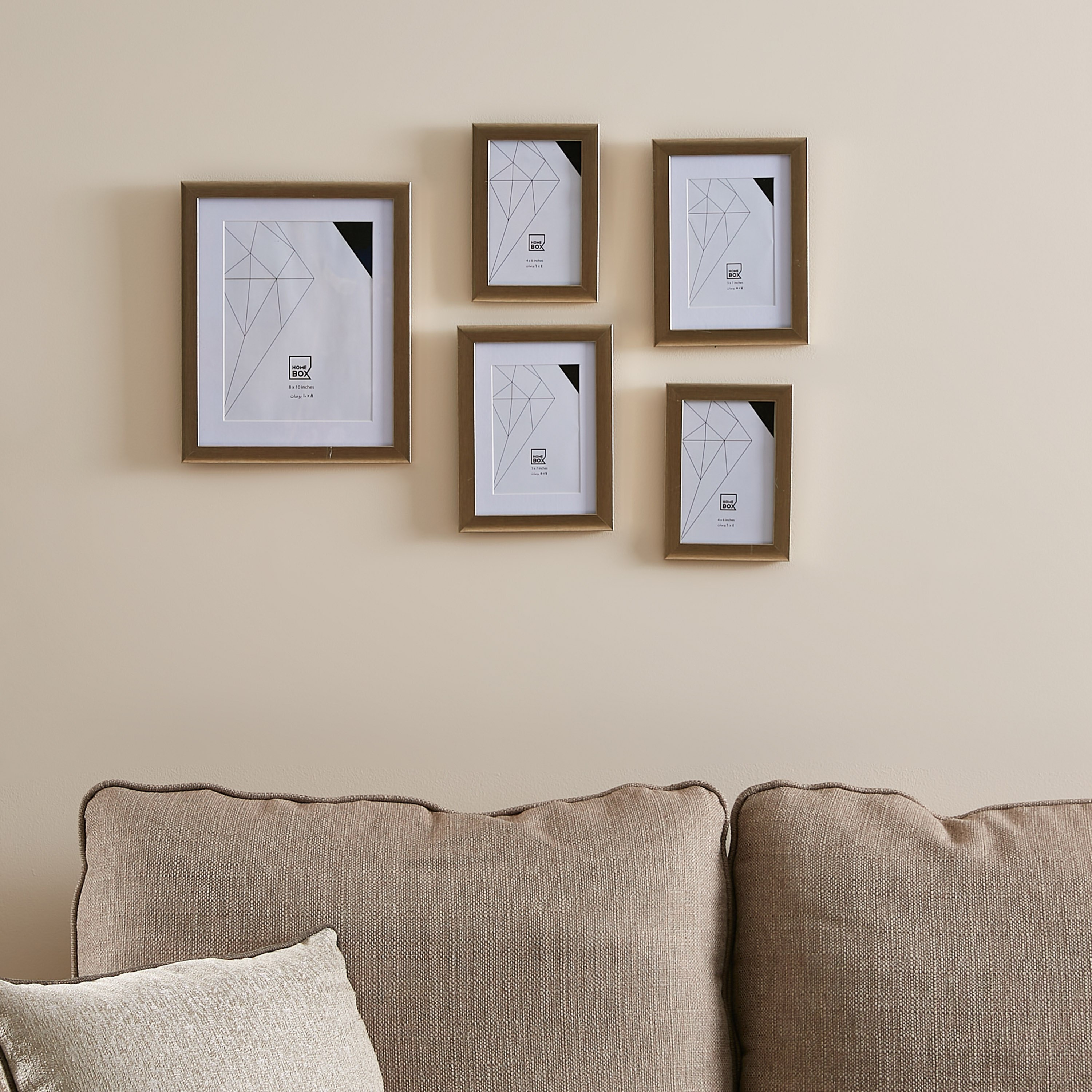 طقم براويز صور من شارلوت - 5 قطع-hbxkidsandyouth-walldecor-photoframes-image-1