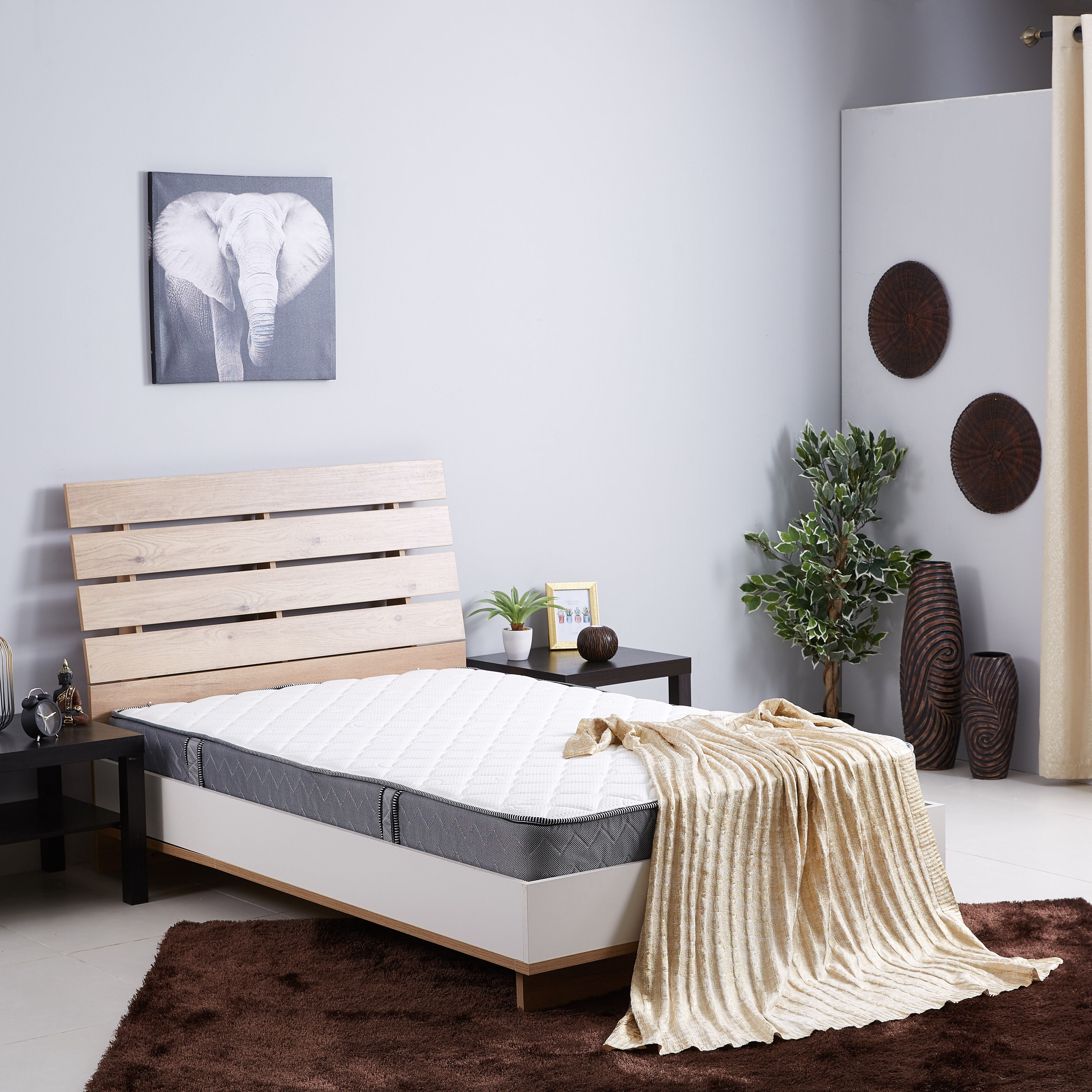 مرتبة مزدوجة بنوابض من آي بلوسوم - 120x200x21 سم-hbxfurniture-mattresses-twin-image-3