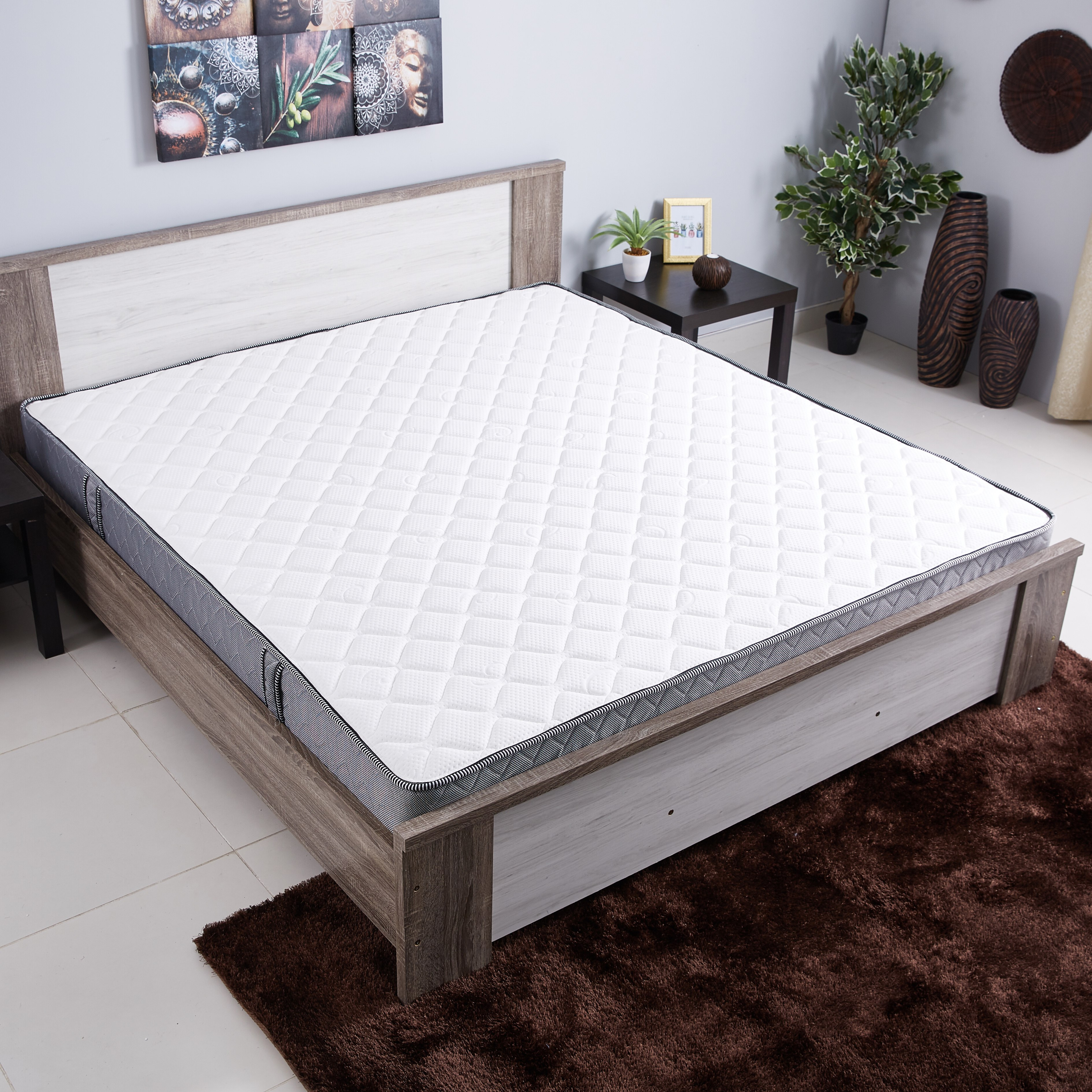 مرتبة كينج بنوابض من آي بلوسوم - 180x200x21 سم-hbxfurniture-mattresses-king-image-1
