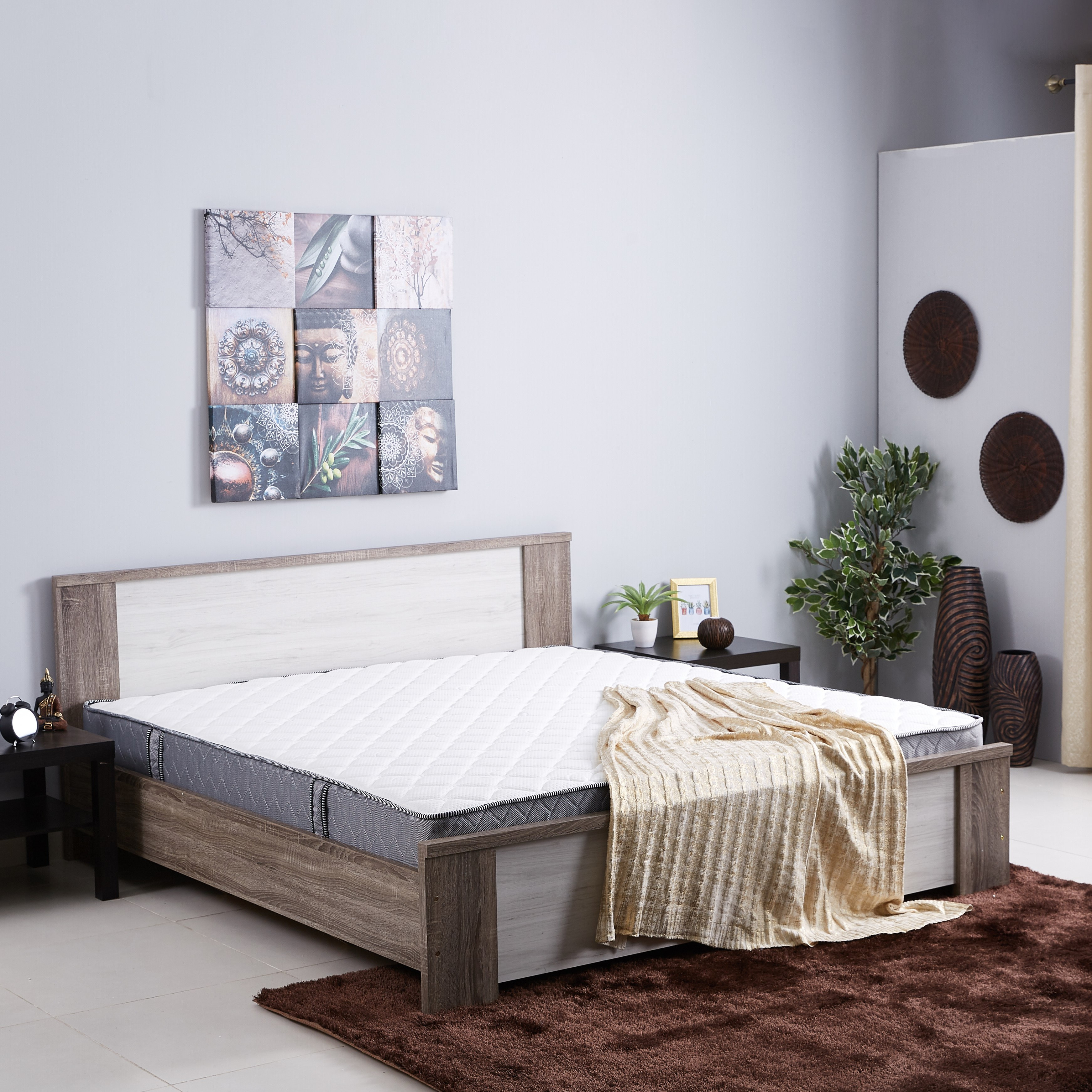 مرتبة كينج بنوابض من آي بلوسوم - 180x200x21 سم-hbxfurniture-mattresses-king-image-3