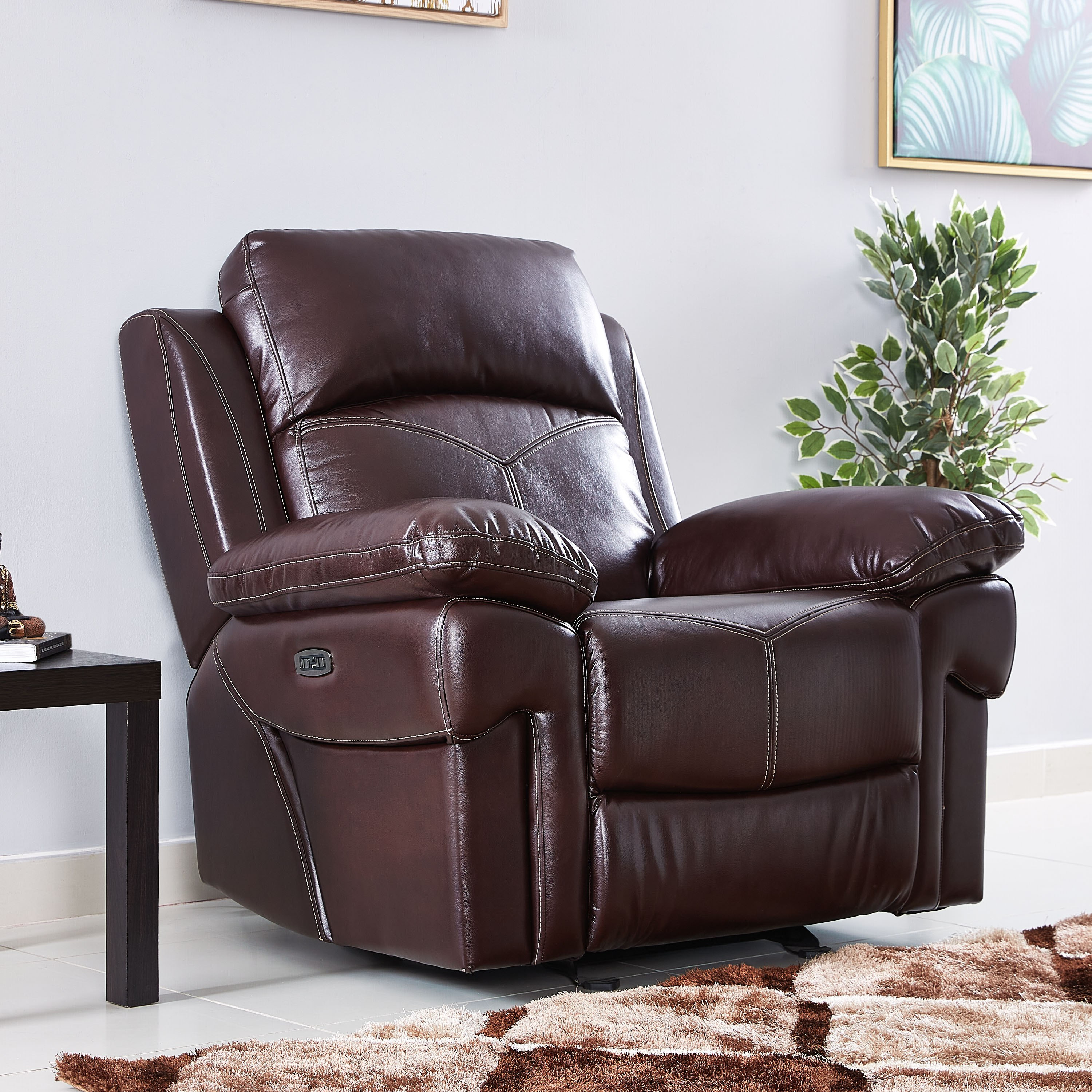 Double shop power recliner