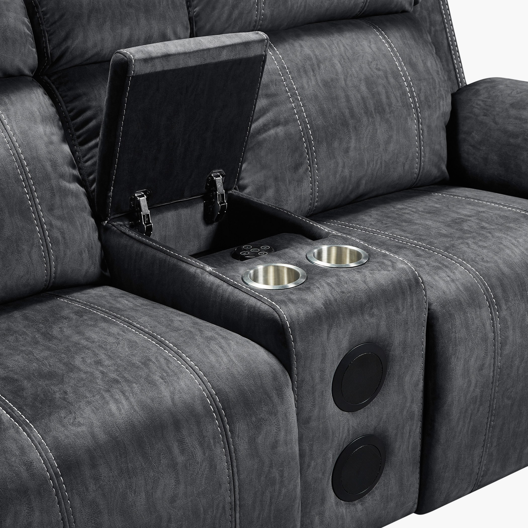 كنبة استرخاء مقعدين قابلة للّضبط بقدرة تحريك مع كونسول من لينكولن-hbxlivingroom-sofasandarmchairs-sofas-image-4