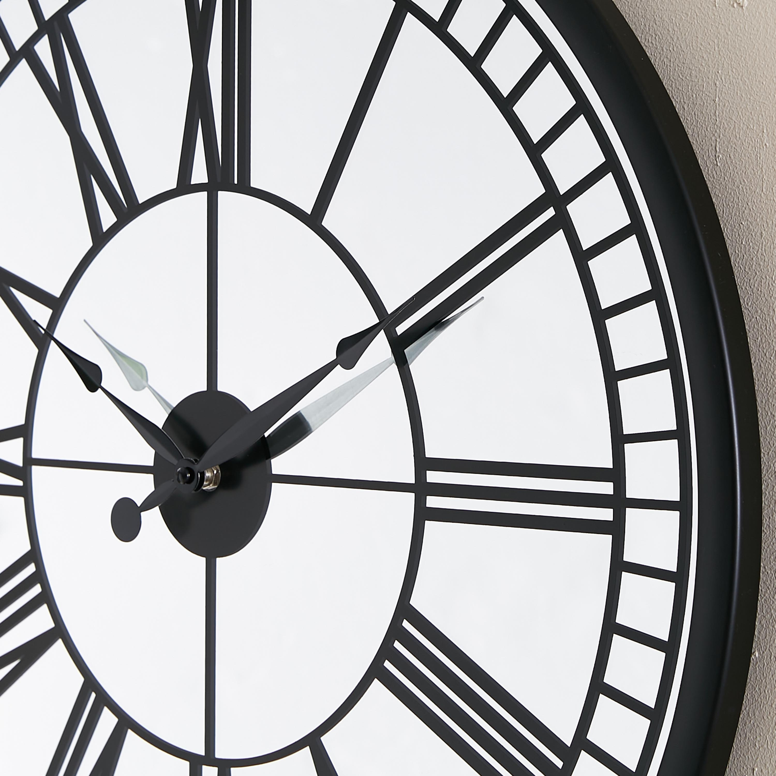 Jules Round Mirror Wall Clock - 56 cm-PROMO_HB_AE_B1G1_250925-image-3