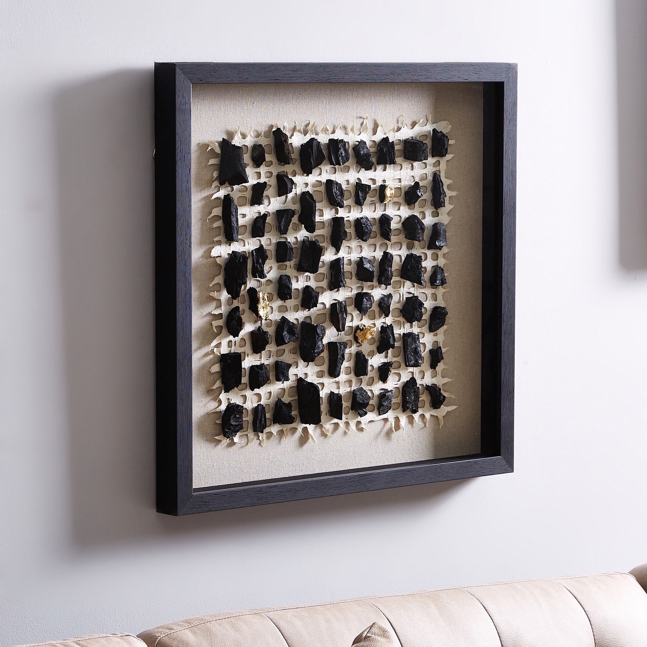 Mural Charcoal Shadowbox Wall Art-hbxlivingroom-walldecor-wallart-image-2
