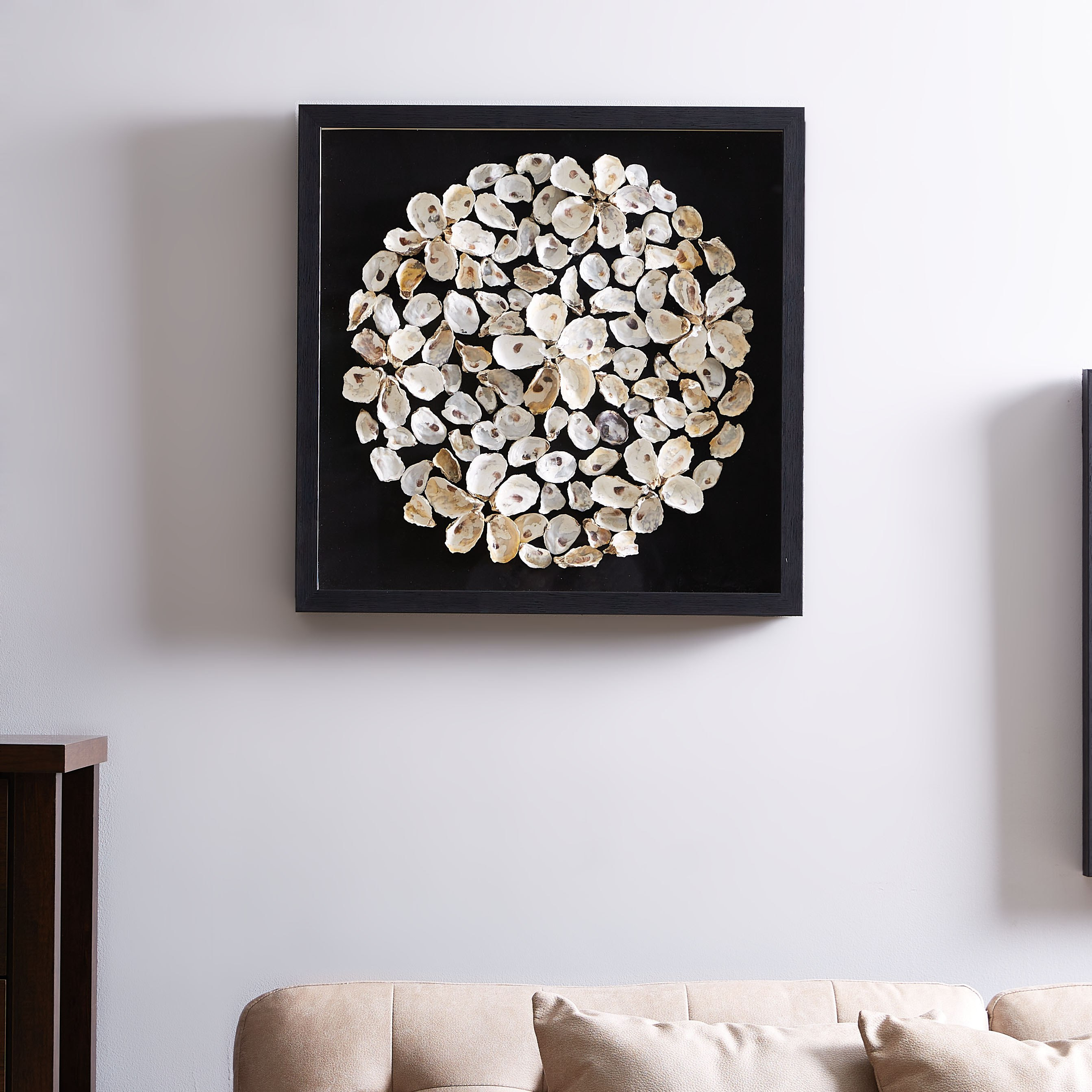Mural Seashell Shadowbox Wall Art-hbxlivingroom-walldecor-wallart-image-1