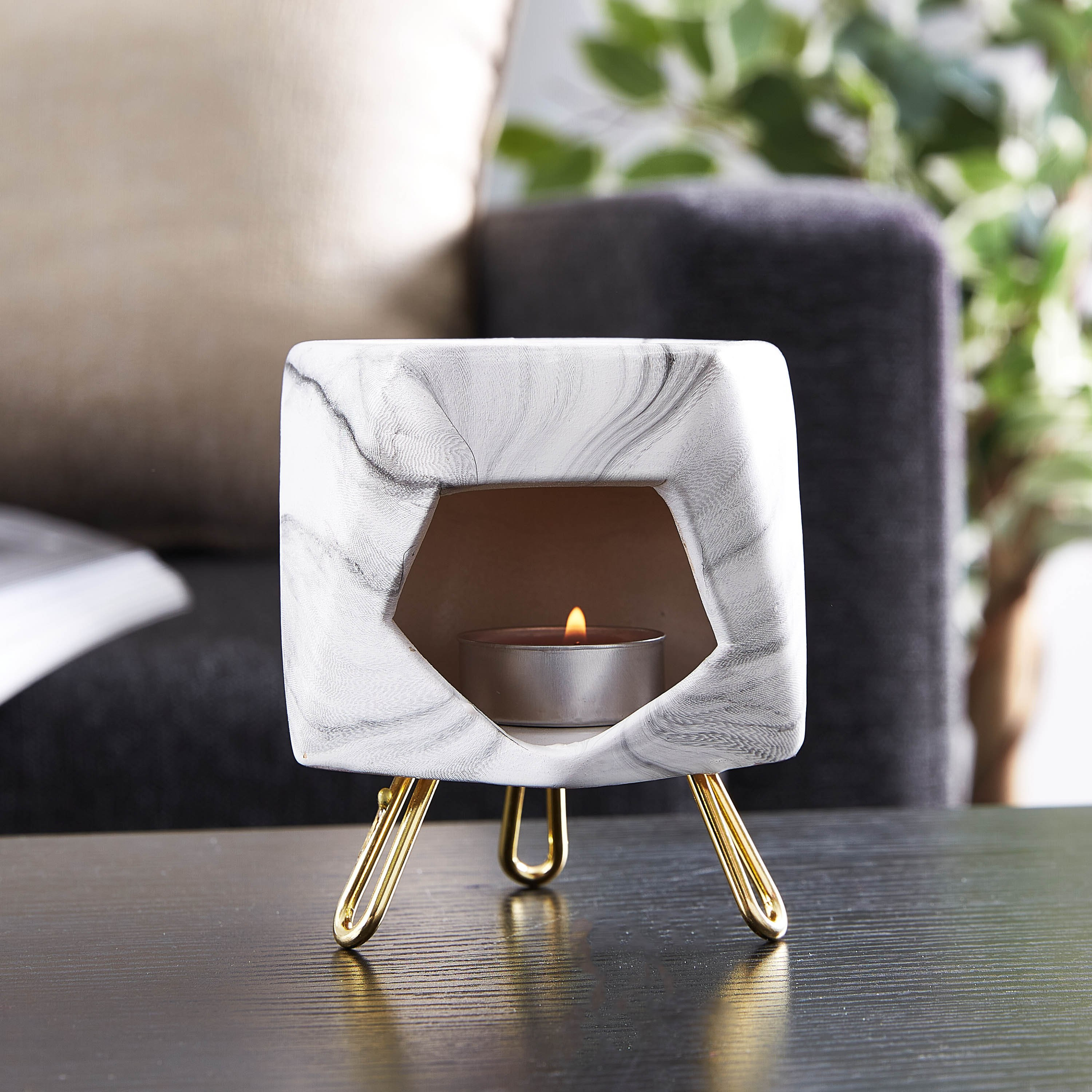 مبخرة زيت مزيّنة بتصميم خماسي-hbxbedroom-homefragrance-oilburners-image-1