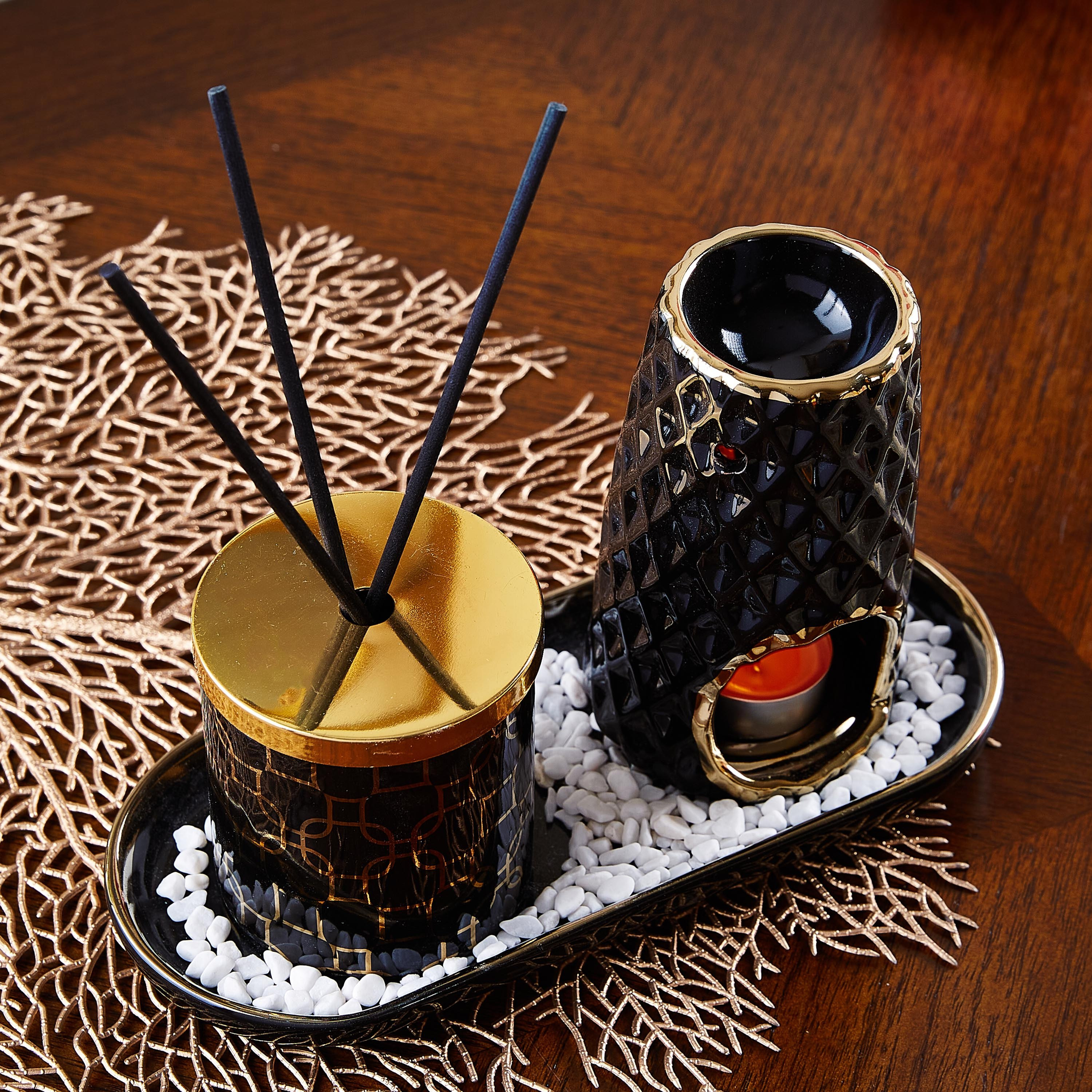 طقم موزع روائح ومبخرة زيت من زيا-hbxbedroom-homefragrance-oilburners-image-2