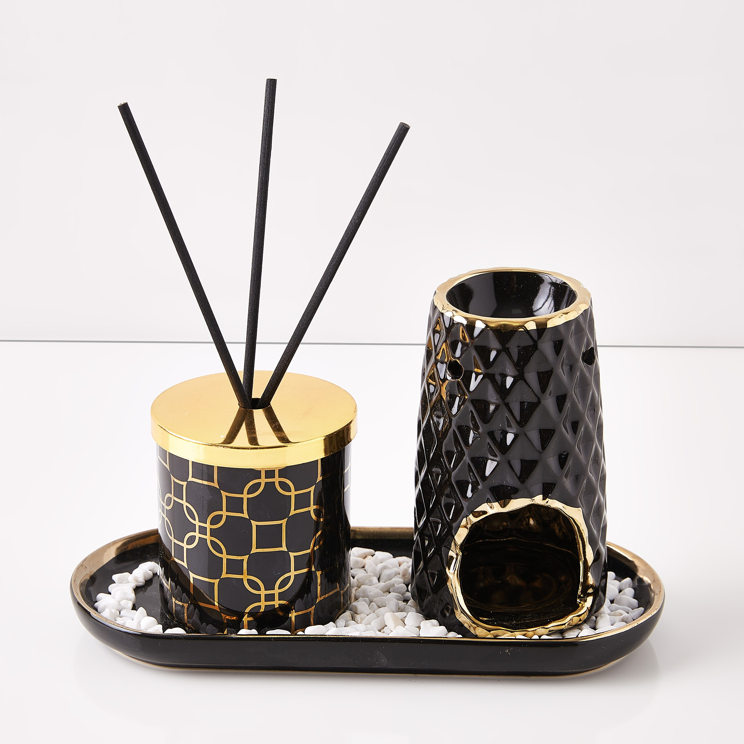 طقم موزع روائح ومبخرة زيت من زيا-hbxbedroom-homefragrance-oilburners-image-5
