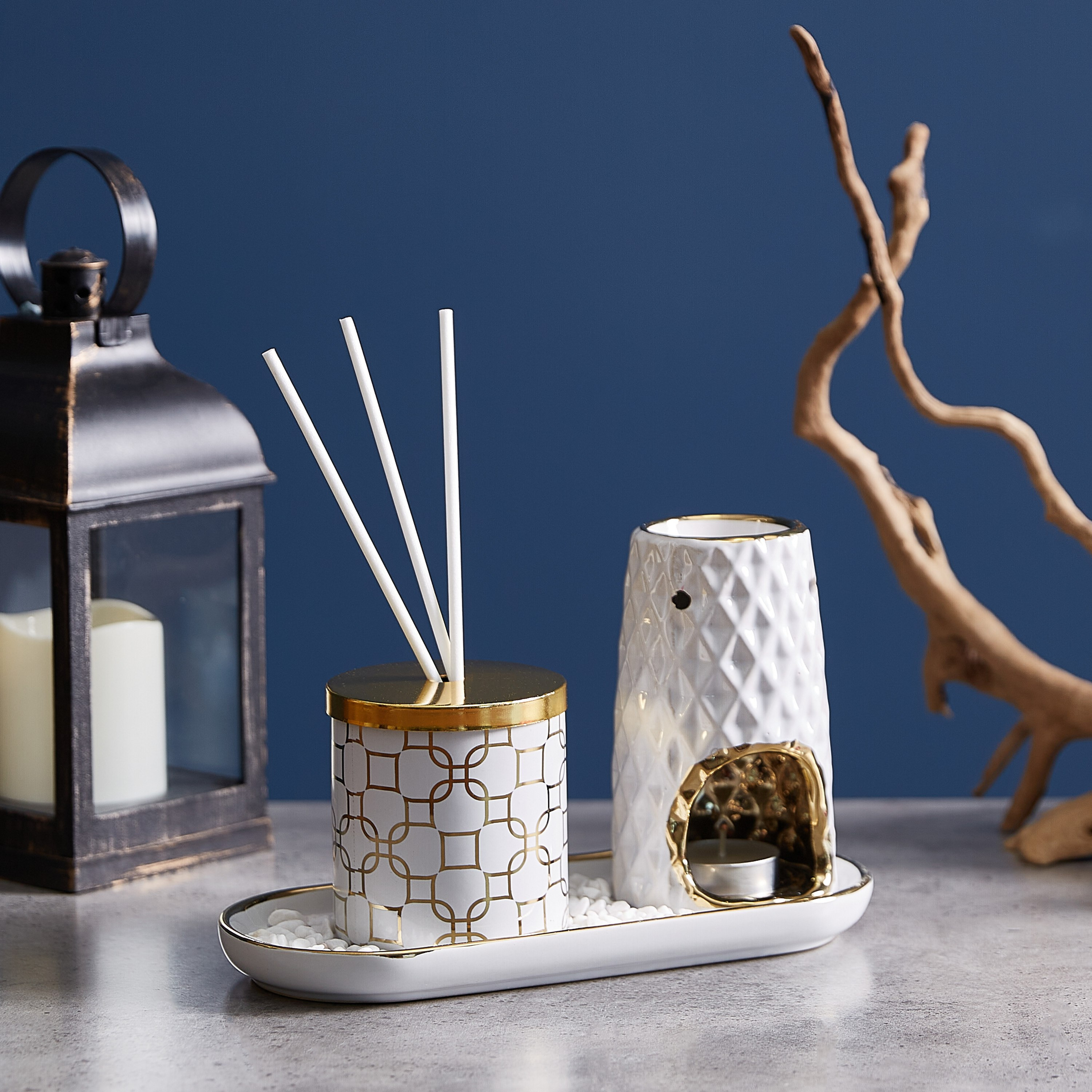 ZIA Ceramic Diffuser and Oil Burner Set-hbxbedroom-homefragrance-oilburners-image-4