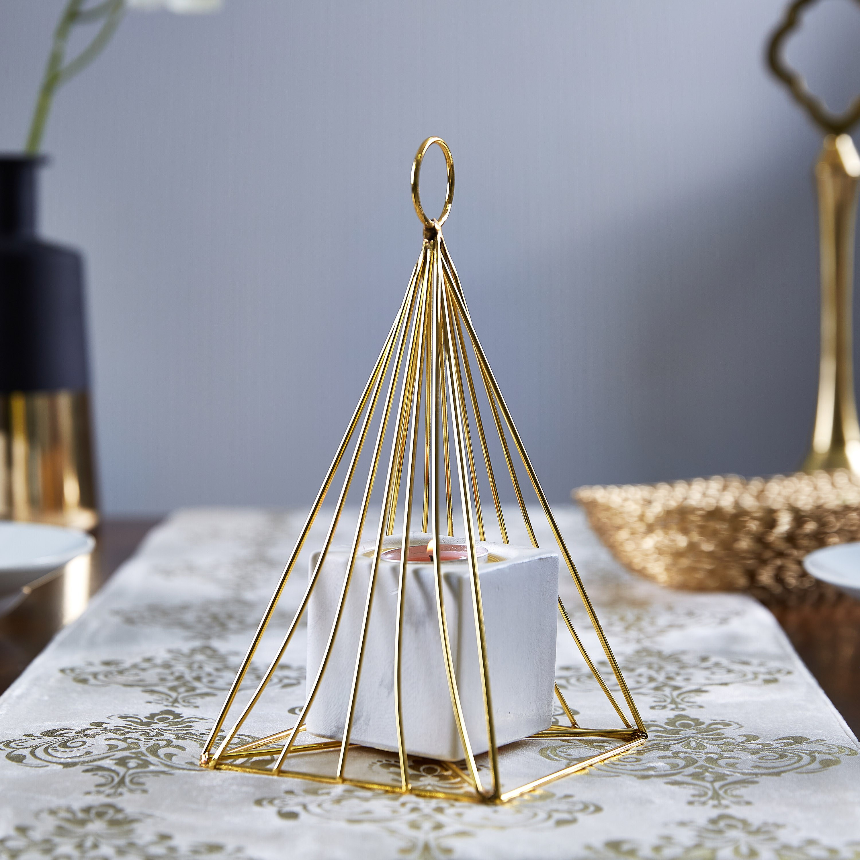 Arcadia Metallic Candle Holder-hbxlivingroom-decorandaccessories-candleholders-image-3