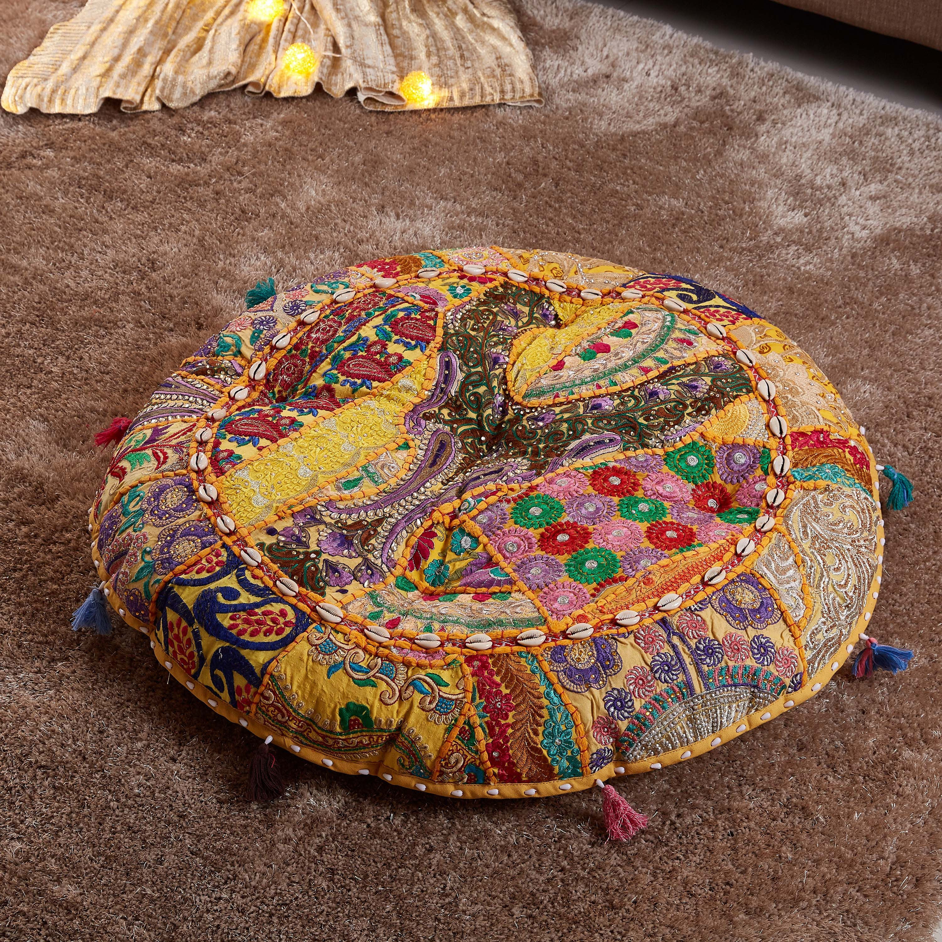 Patchwork hot sale floor cushion