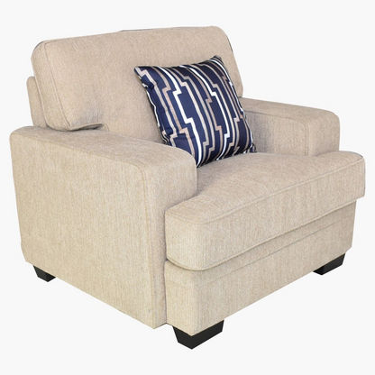 Urban 1-Seater Fabric Sofa with Cushion